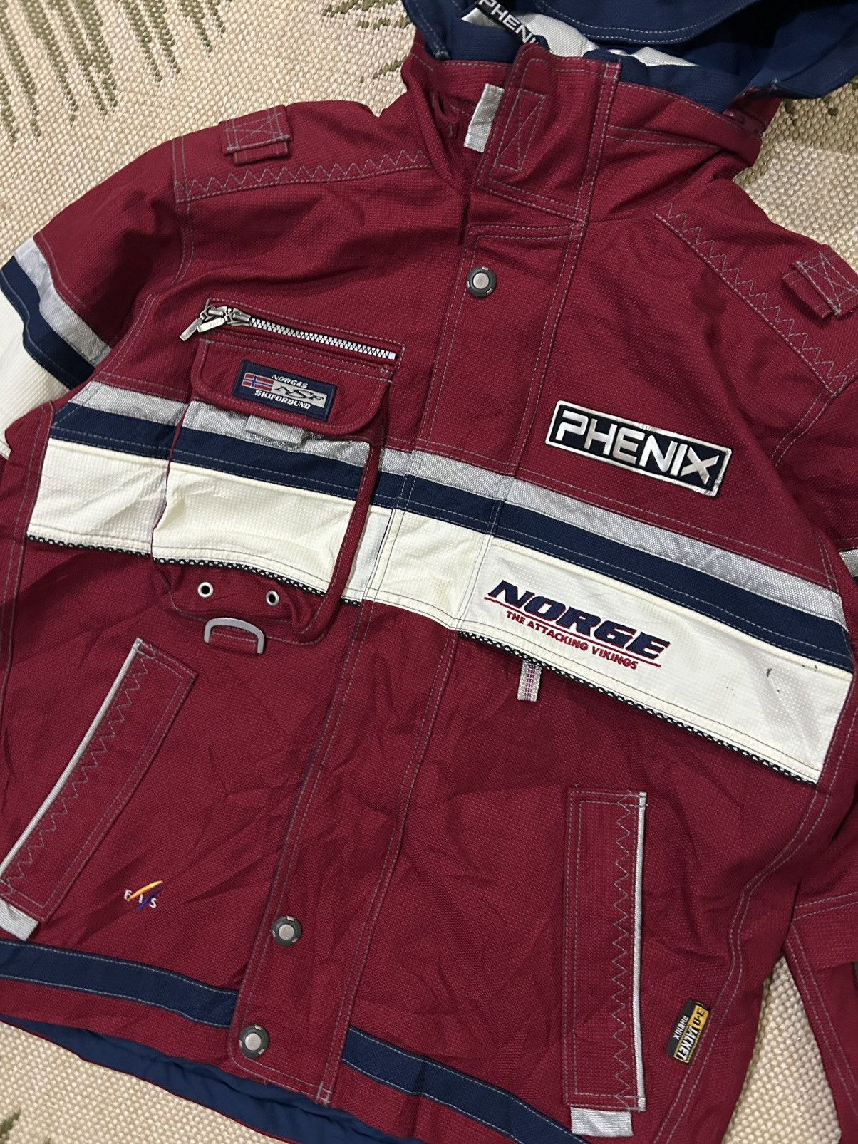 Phenix Vintage Phenix Norge Official Norwegian Alpine jacket Size US L / EU 52-54 / 3 - 2 Thumbnail