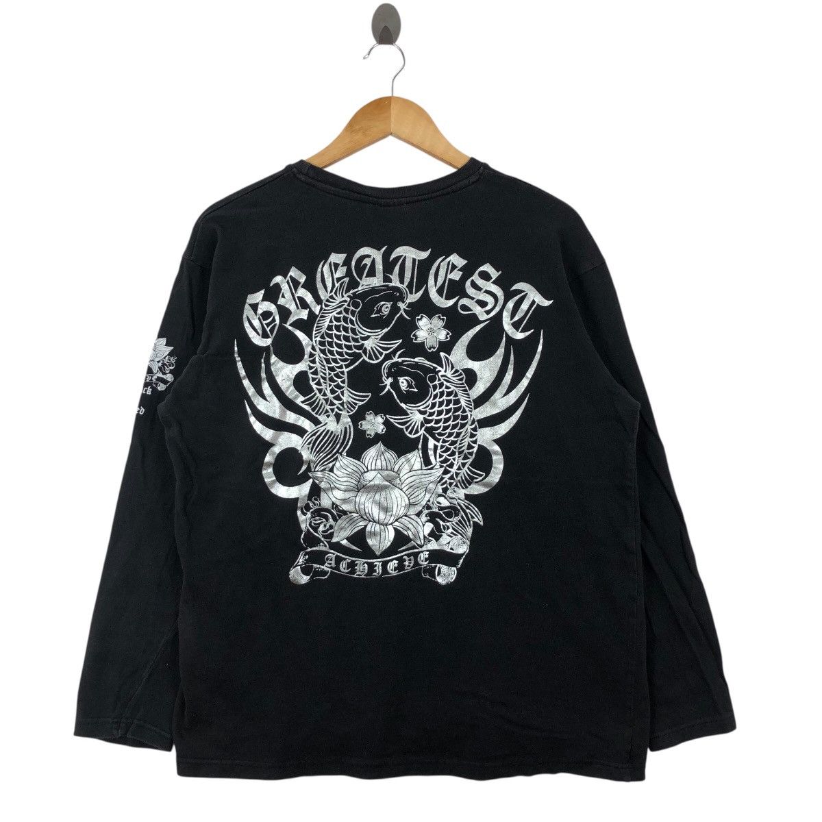 Japanese Brand Y2K Sukajan Souvenir Long Sleeve Space Opera Japanese Brand Size US L / EU 52-54 / 3 - 5 Thumbnail