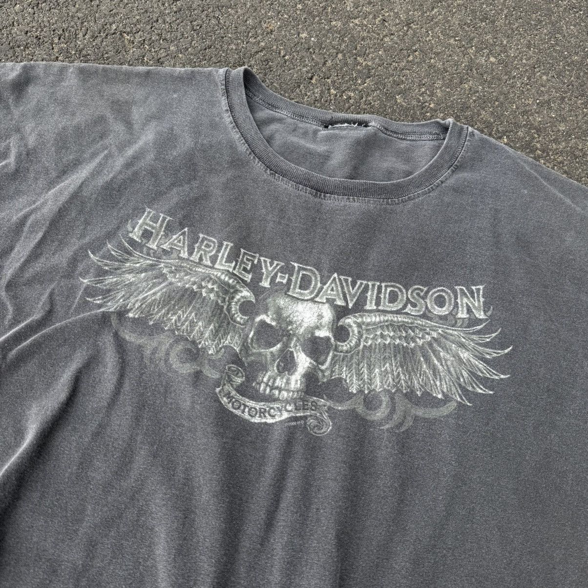 Harley Davidson Harley Davidson 00s sleeveless washed faded tshirt oversized Size US XXL / EU 58 / 5 - 4 Thumbnail