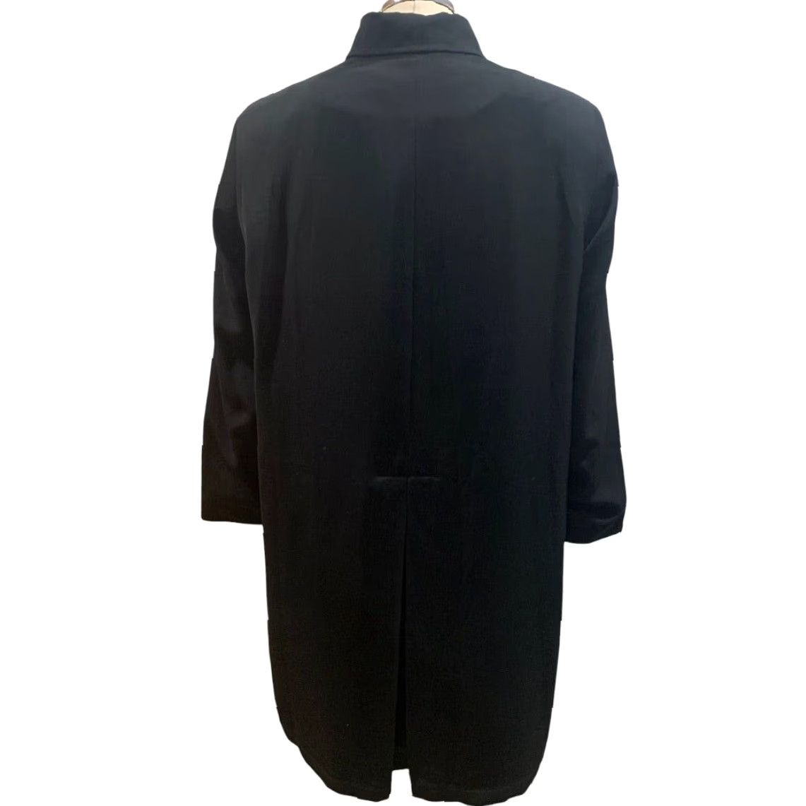 Anne Klein VINTAGE Anne Klein Trench Coat Womens 12 Black Removable Lining Coat Size XL / US 12-14 / IT 48-50 - 6 Thumbnail