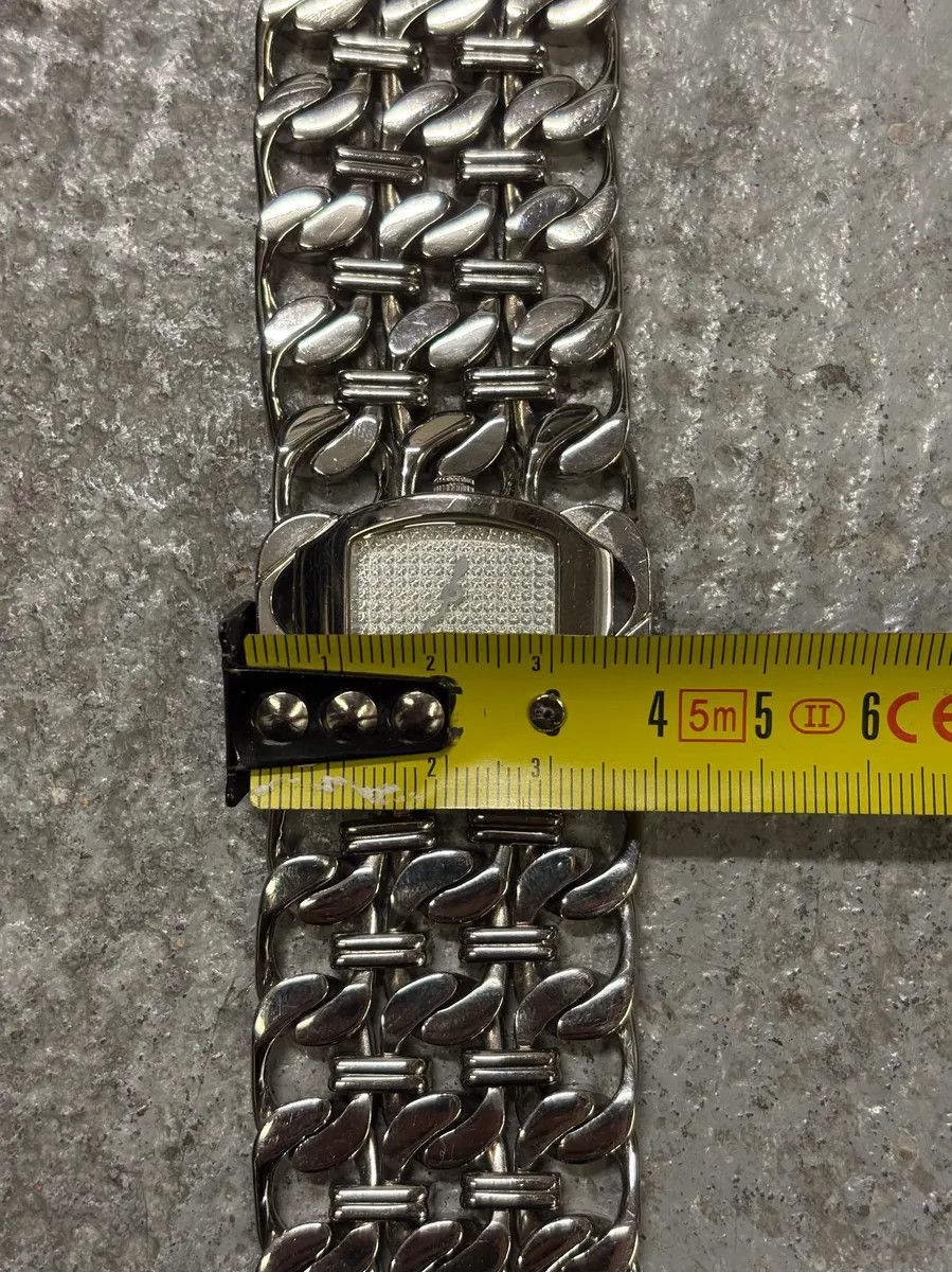 Roberto Cavalli Roberto Cavalli Cuban Chain Grey Watch Size ONE SIZE - 13 Thumbnail