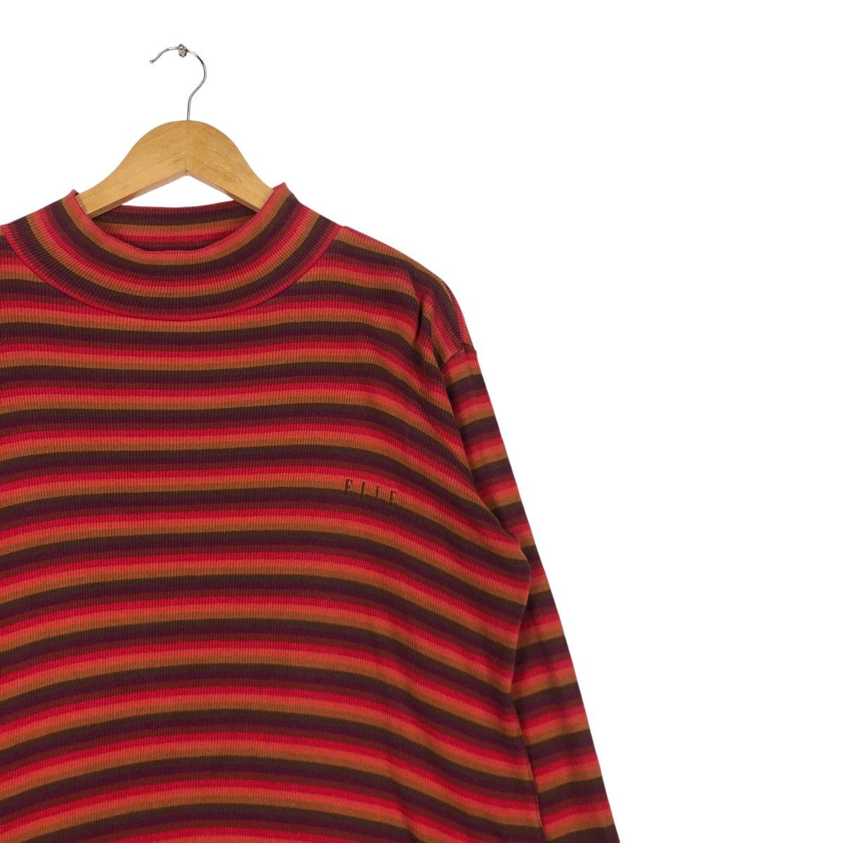 Japanese Brand × Vintage Vintage Elle Striped 90s Jumper Pullover Medium Size US M / EU 48-50 / 2 - 5 Thumbnail