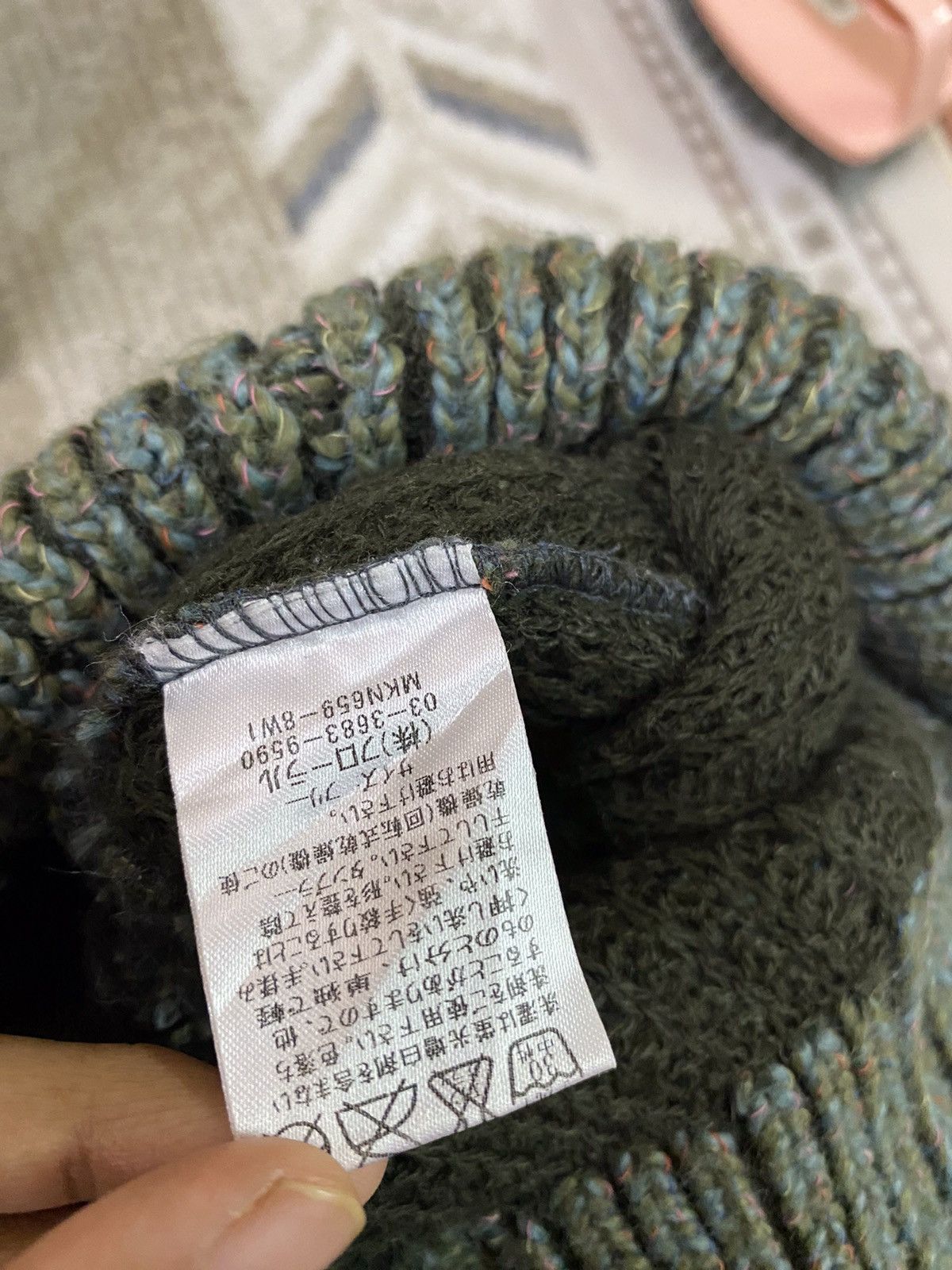 Japanese Brand × Kapital × Vintage Japanese Brand Rare Design Knit Beanie Hat Size ONE SIZE - 6 Thumbnail