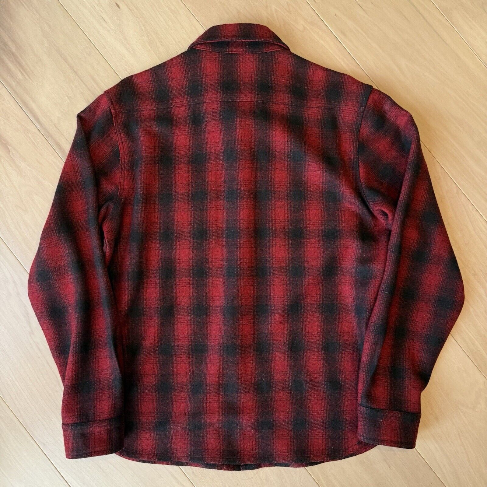 Schott Schott NYC Timber Wool Shirt Medium Red Black Buffalo Plaid Size US M / EU 48-50 / 2 - 10 Thumbnail