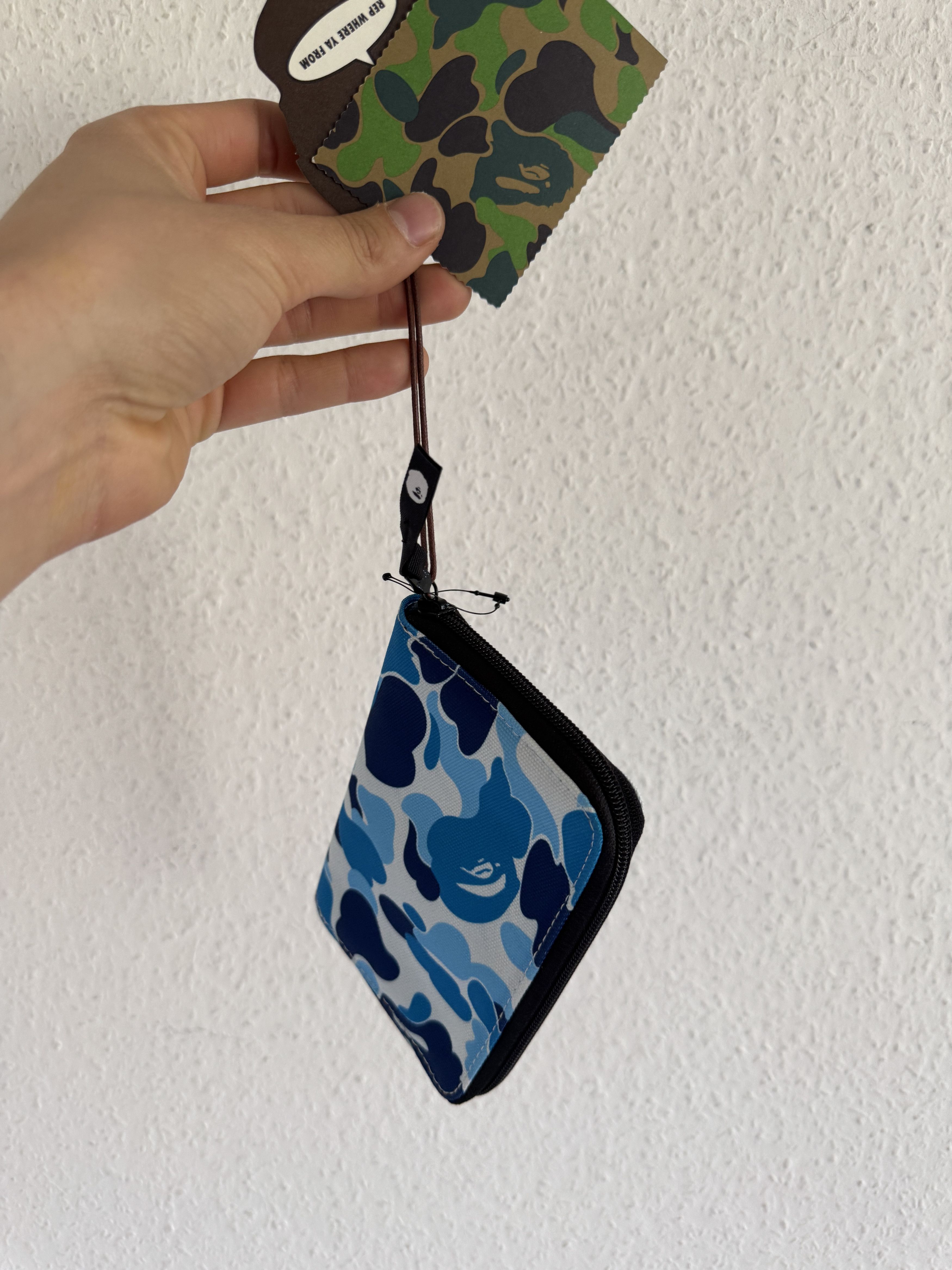Bape blue cordura camo zip pouch Size ONE SIZE - 2 Thumbnail