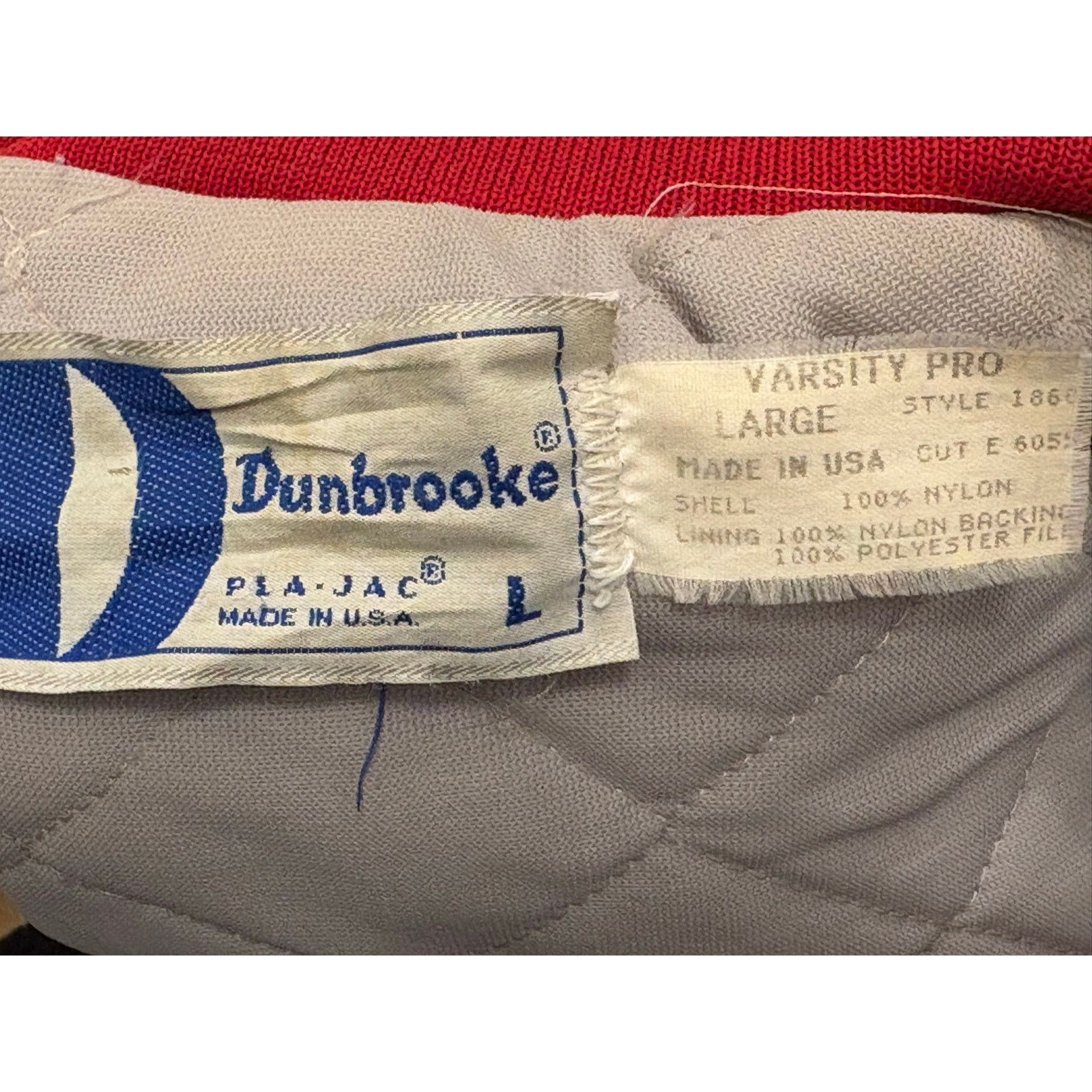 Dunbrooke Vintage 80s Dunbrooke Varsiry Nylon Jacket “Joe” PLA-JAC L Size US L / EU 52-54 / 3 - 3 Thumbnail