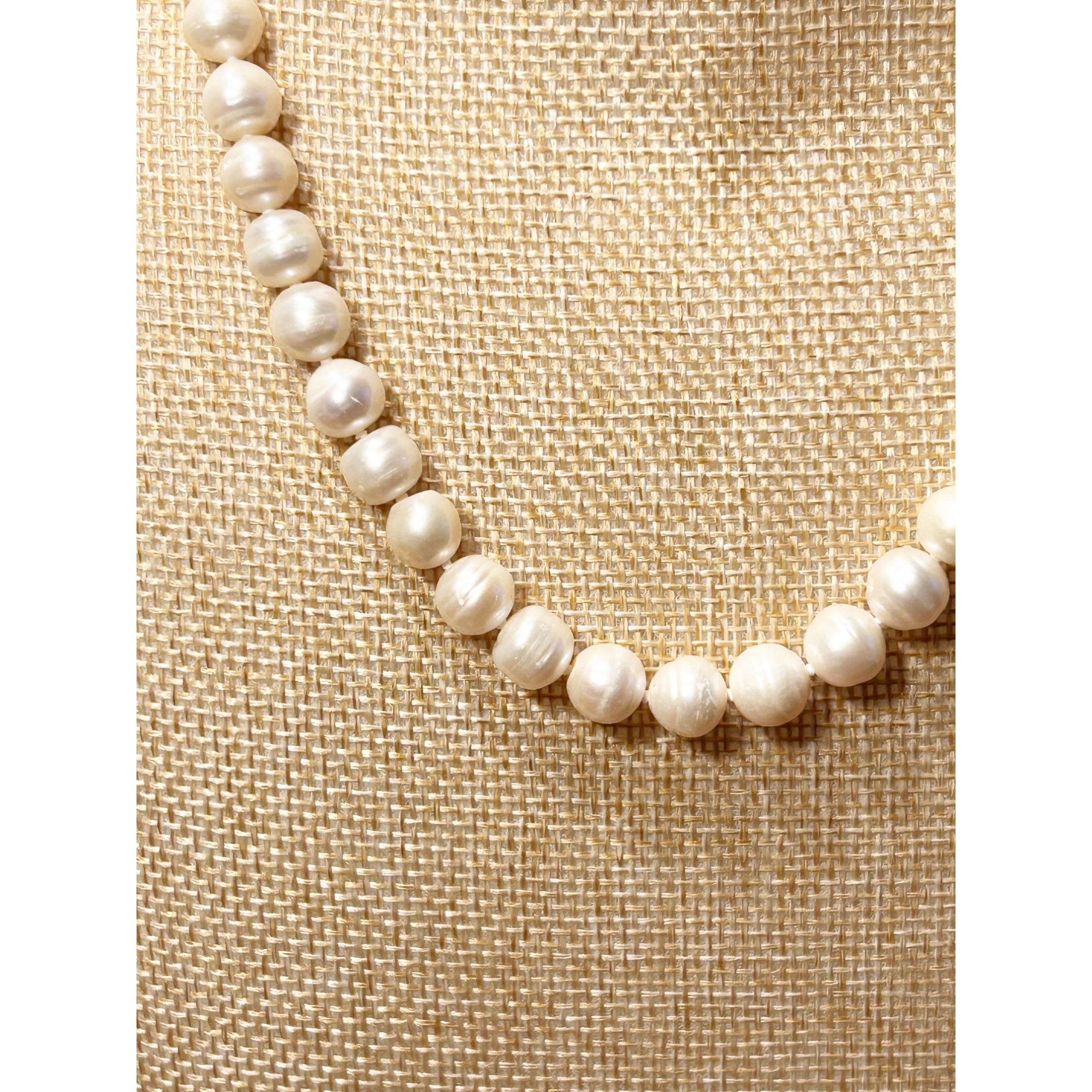 Macys Macy’s Cultured Single Strand Pearl Sterling 17" 8.5mm Neckl Size ONE SIZE - 2 Thumbnail