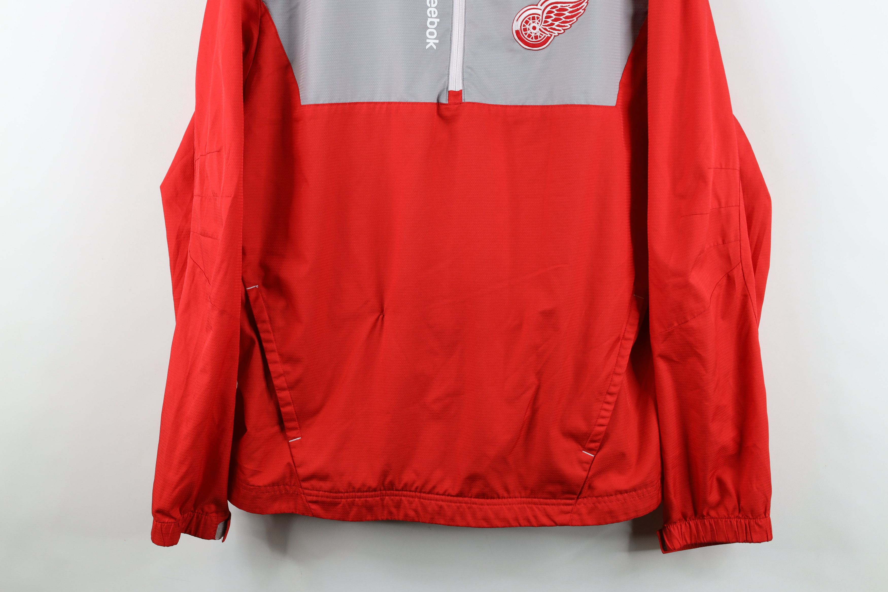 Reebok Reebok Center Ice Detroit Red Wings Hockey Pullover Jacket Size US L / EU 52-54 / 3 - 3 Thumbnail
