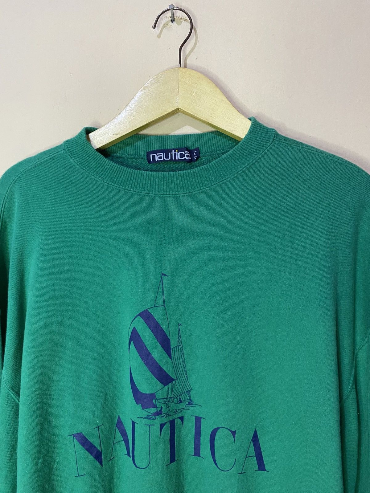 Nautica 90s Vintage Nautica Big Logo Sweatshirt Size US L / EU 52-54 / 3 - 3 Thumbnail