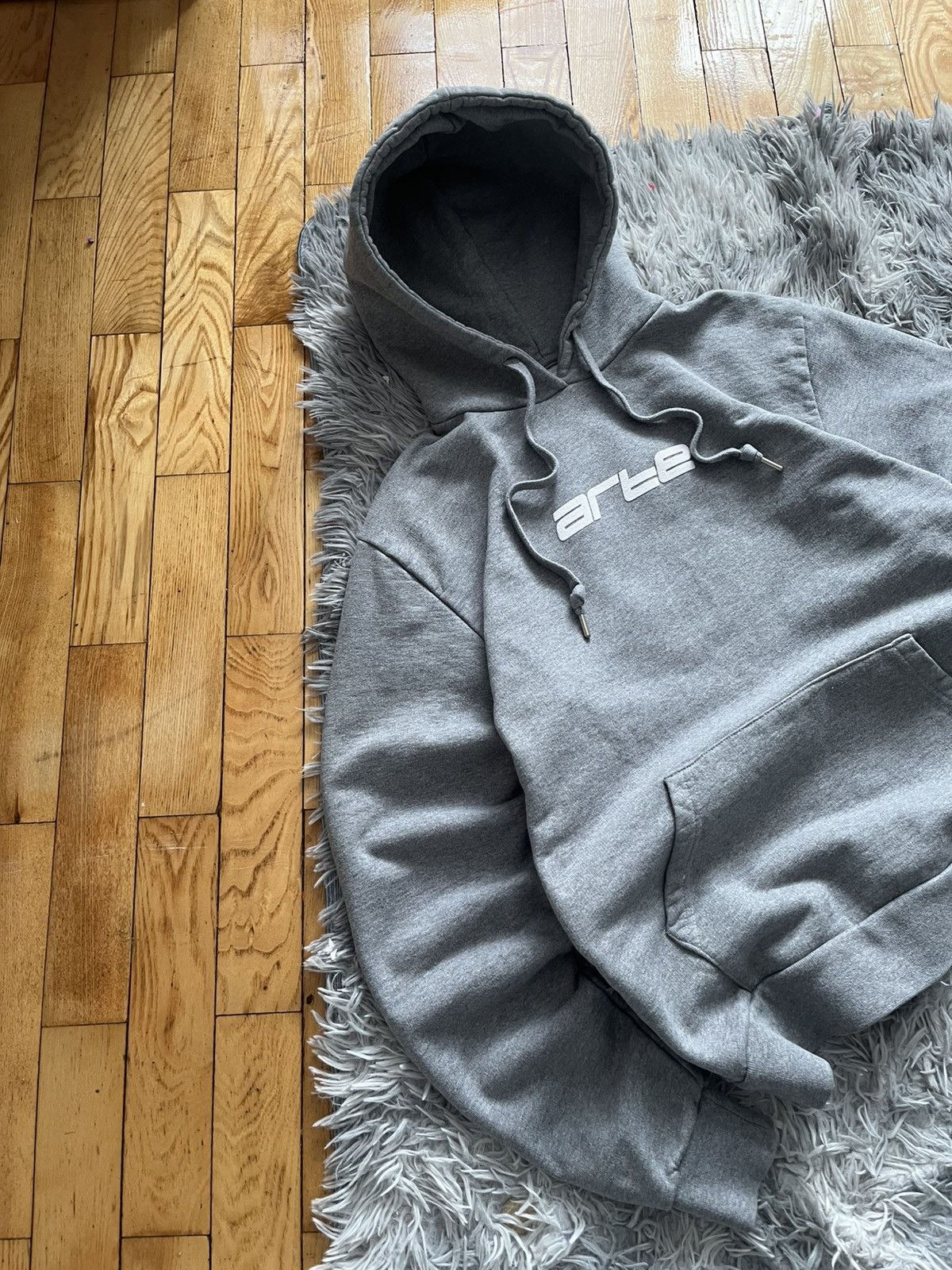 Arte Antwerp Arte Antwerp Heavyweight Logo Hoodie Grey Size M Size US M / EU 48-50 / 2 - 5 Thumbnail