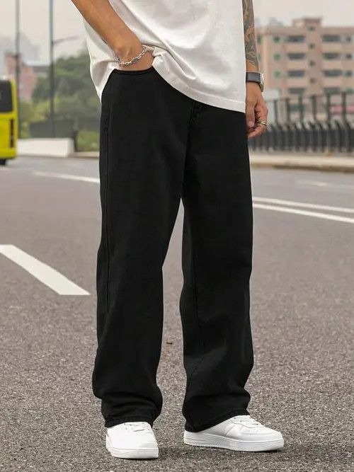 Japanese Brand × Vintage Straight Leg LOOSE RETRO Y2K jeans Size US 32 / EU 48 - 2 Thumbnail