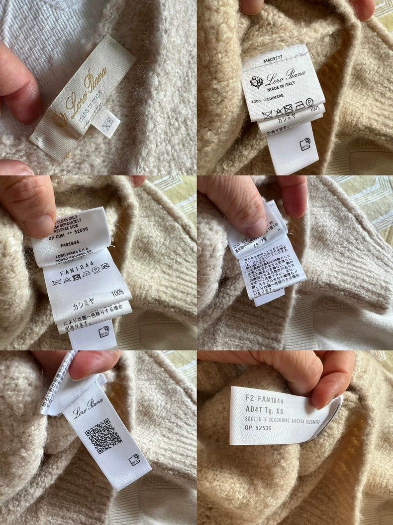 Loro Piana LORO PIANA Sheep's fleece sweater Size XS / US 0-2 / IT 36-38 - 6 Thumbnail