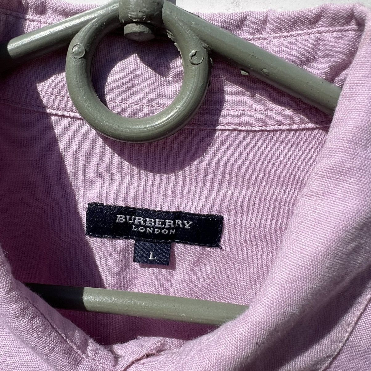 Burberry Burberry Linen shirt vintage Size US L / EU 52-54 / 3 - 2 Thumbnail