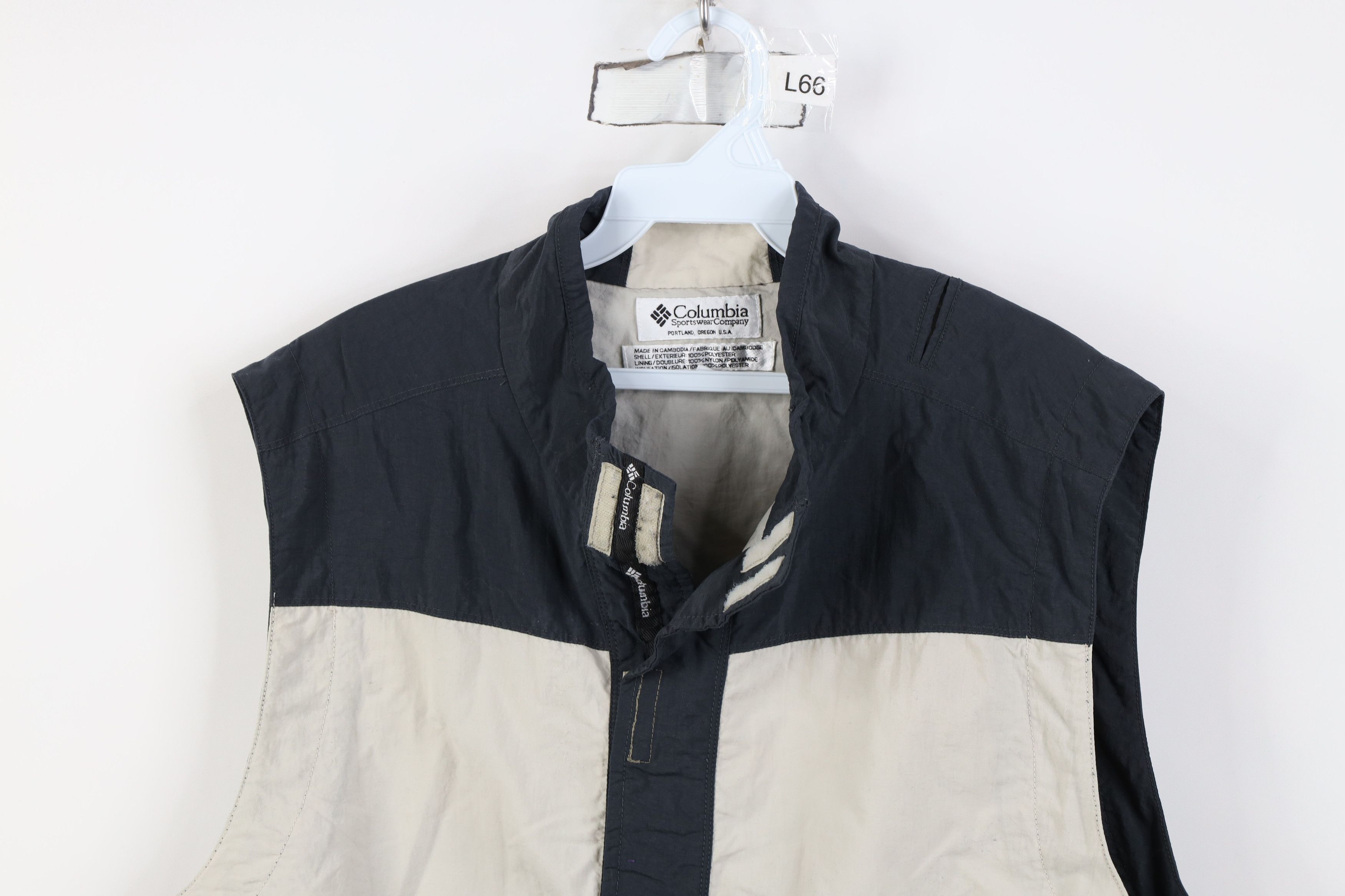 Columbia Vintage 90s Columbia Block Tearaway Windbreaker Vest Jacket Size US L / EU 52-54 / 3 - 2 Thumbnail