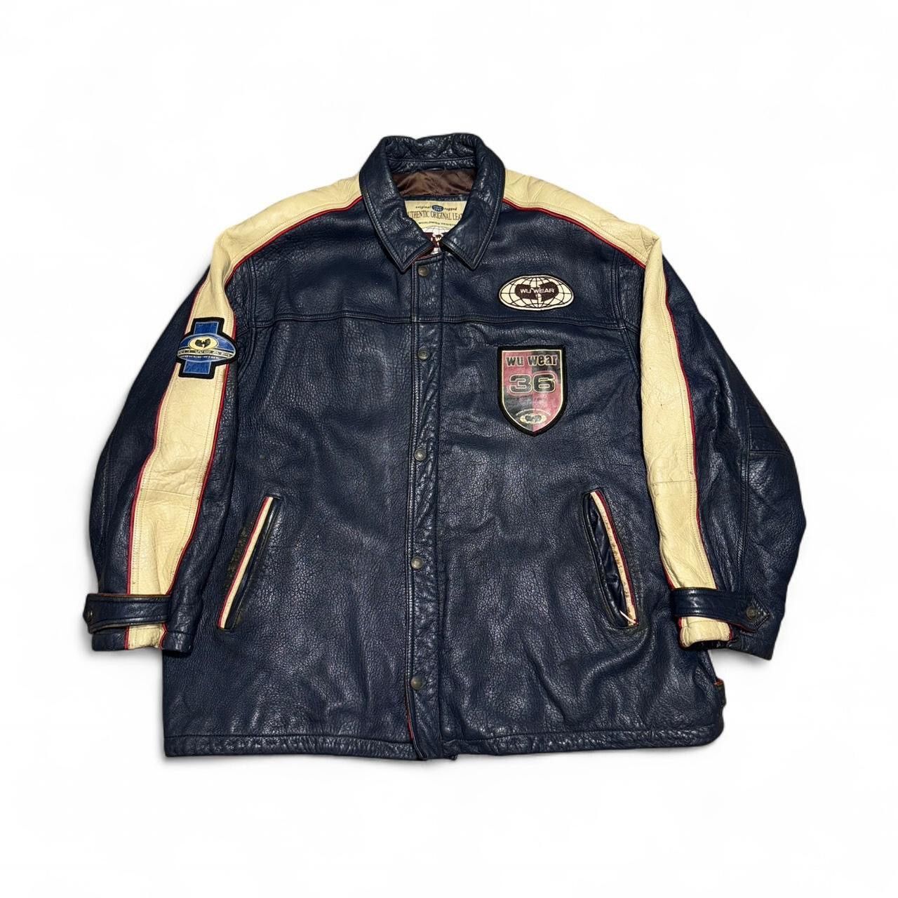 Vintage Wu Wear “Wu-Tang 36 Heavy Duty”Leather Jacket