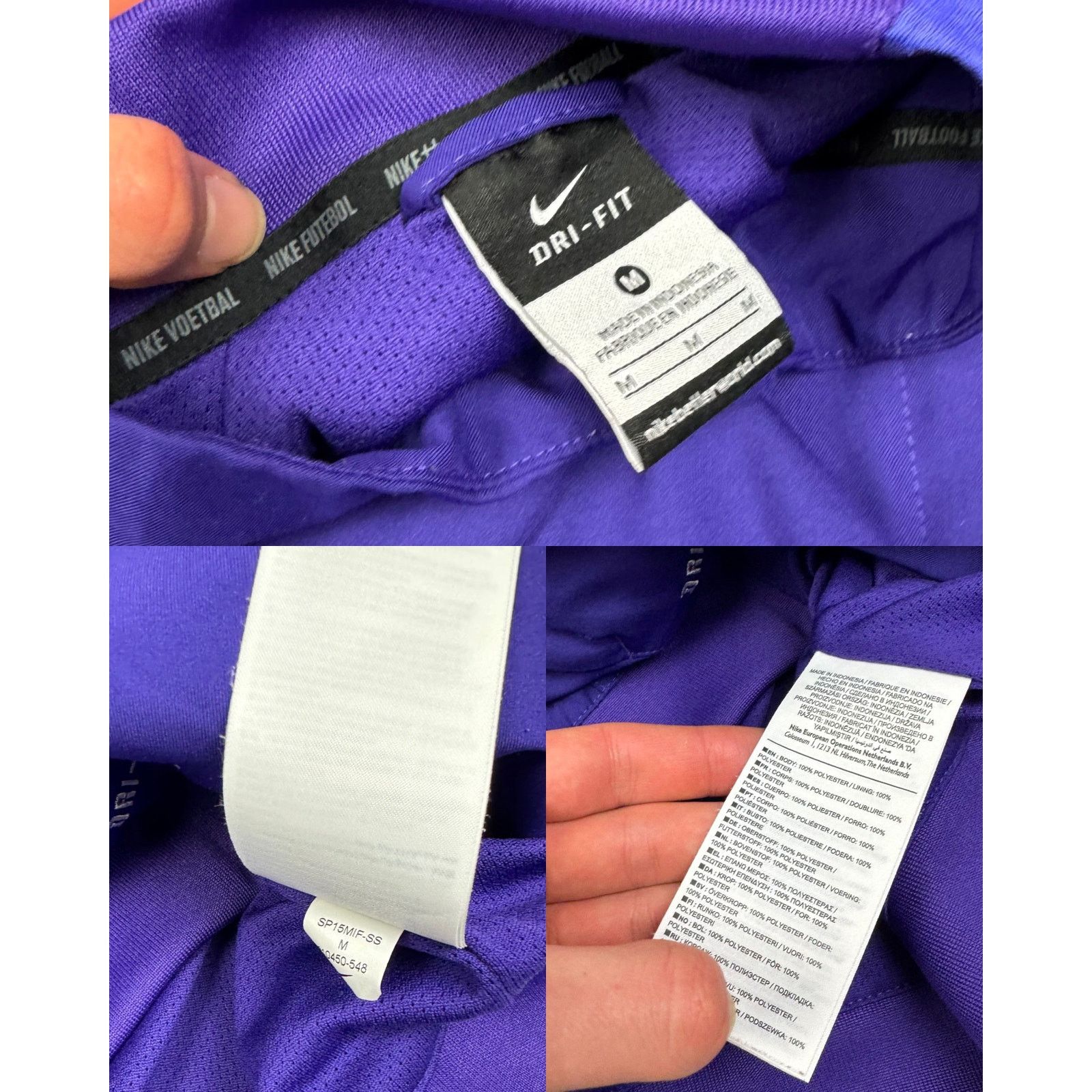 Nike Nike Dri-Fit Men FC Barcelona Football Full Zip Track Jacket Size US M / EU 48-50 / 2 - 3 Thumbnail