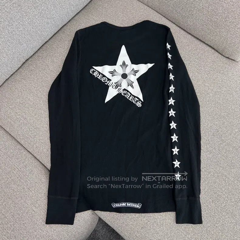 Chrome Hearts CHROME HEARTS Size S Star Scroll Sanskrit Waffle Long-Sleev Size US S / EU 44-46 / 1 - 2 Thumbnail