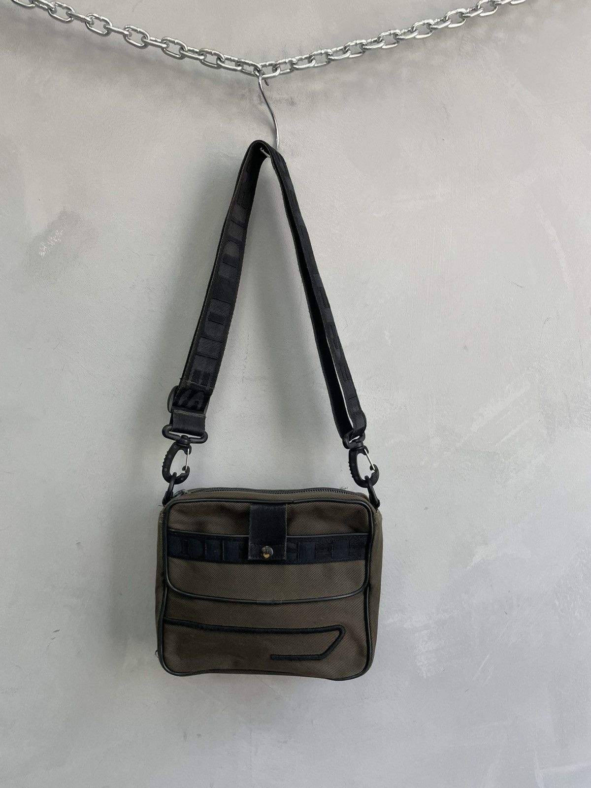 Diesel tactical retro fashion multipocket bag y2k