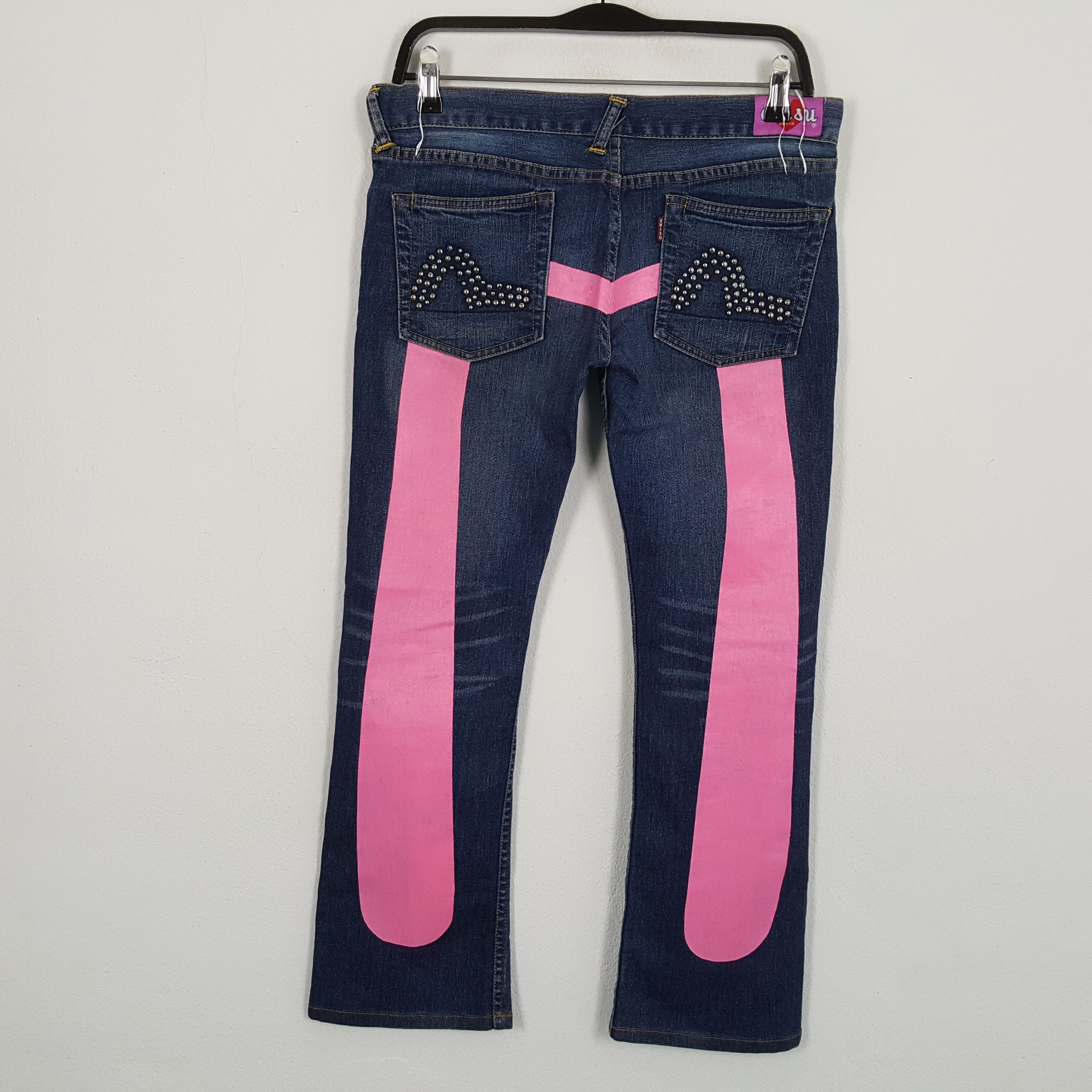 Evisu EVISU Japanese Brand Streetwear Custom Daicock Jeans Size 31" - 1 Thumbnail