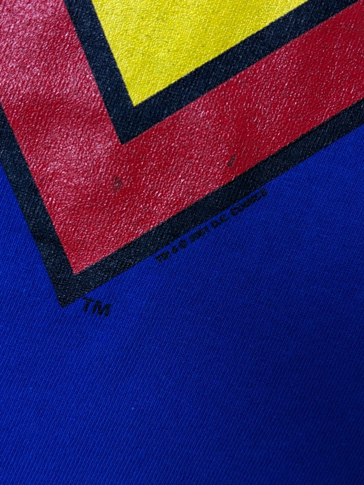 Band Tees DC Superman Vintage Single Stitch Blue T-Shirt Size US S / EU 44-46 / 1 - 5 Thumbnail