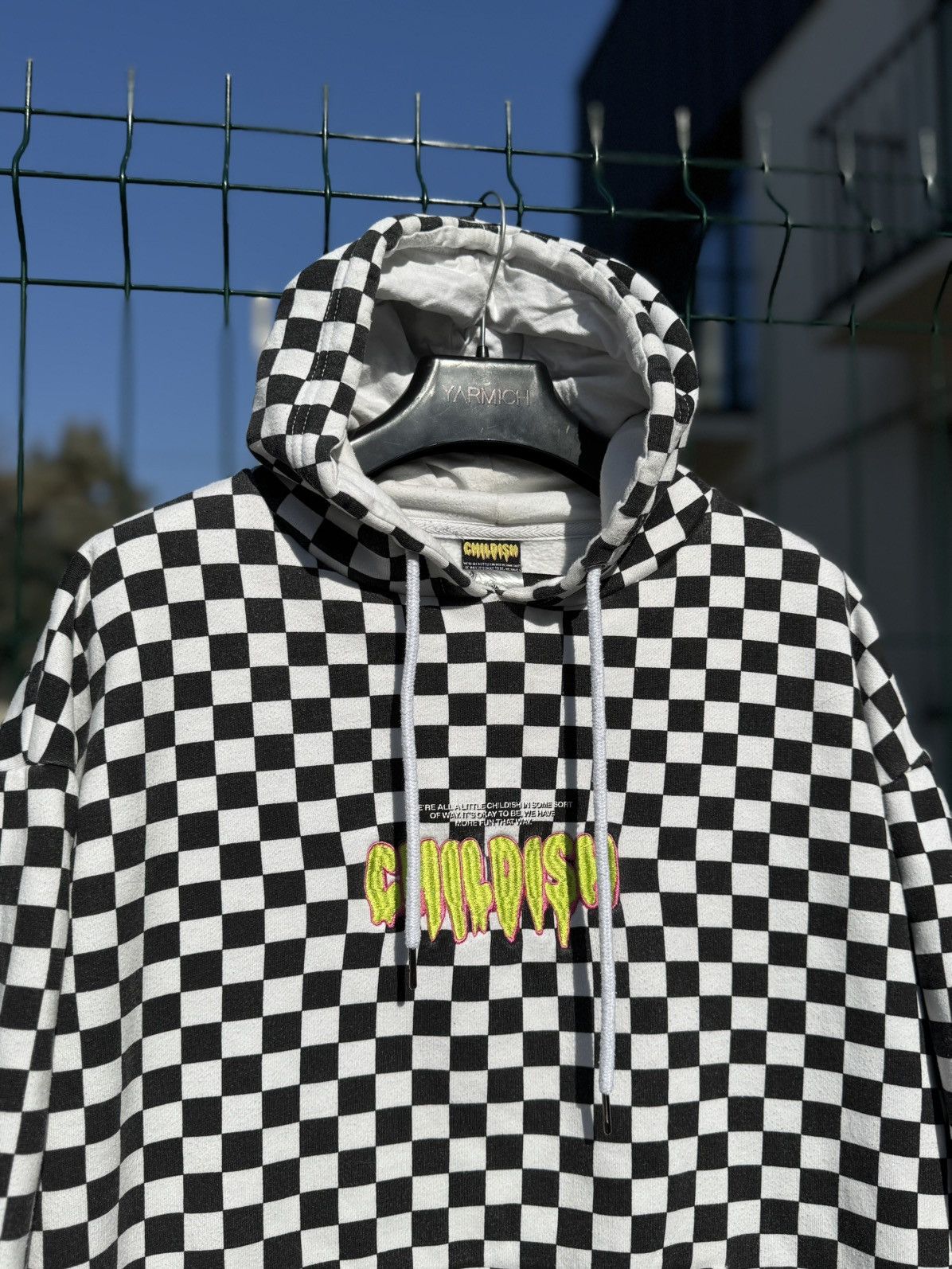 CHILDS Childish 2003 Checkerboard Graphic Hoodie blink 182 Size US M / EU 48-50 / 2 - 2 Thumbnail
