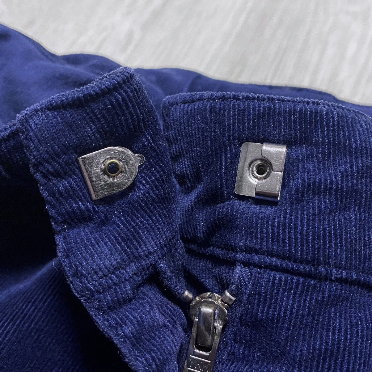 Kenzo Vintage Kenzo Teenager Blue Corduroy Pant Trouser Embroidery Size 24" / US 00 / IT 34 - 17 Thumbnail