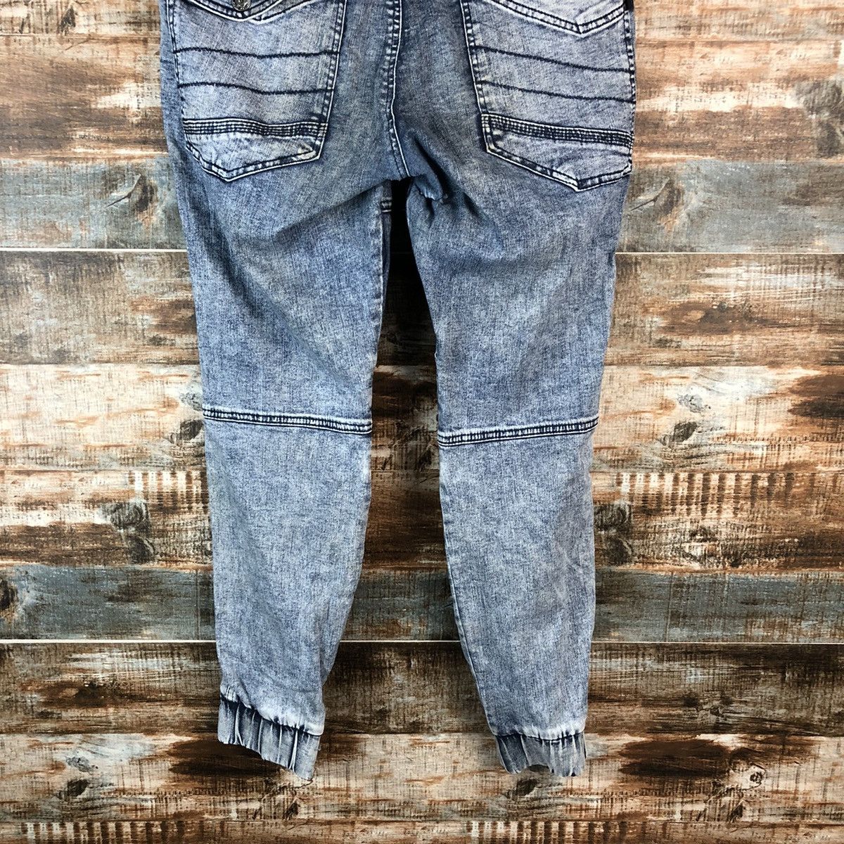 Japanese Brand Field Core Blue Denim utility tactical jogger Pants #A2173 Size US 32 / EU 48 - 19 Thumbnail