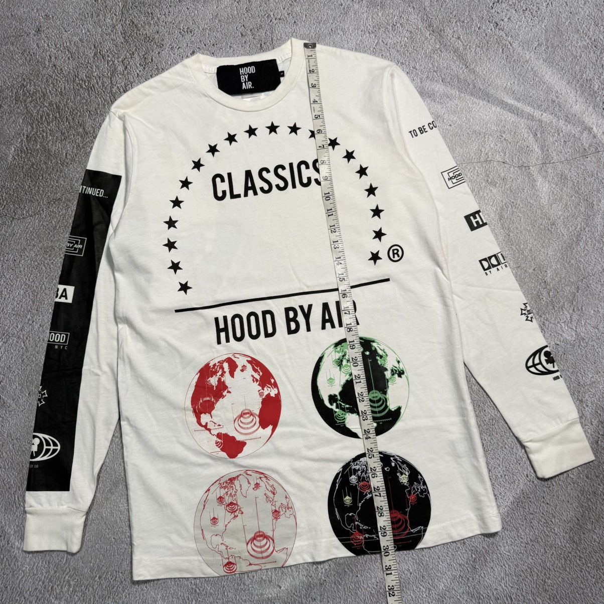 Hood By Air Hood By Air Globes Longsleeve Size US M / EU 48-50 / 2 - 4 Thumbnail