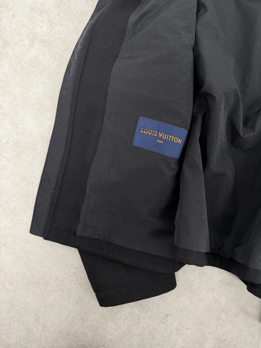 Louis Vuitton Louis Vuitton Black Wool Premium Hooded LV Jacket Size US L / EU 52-54 / 3 - 9 Thumbnail