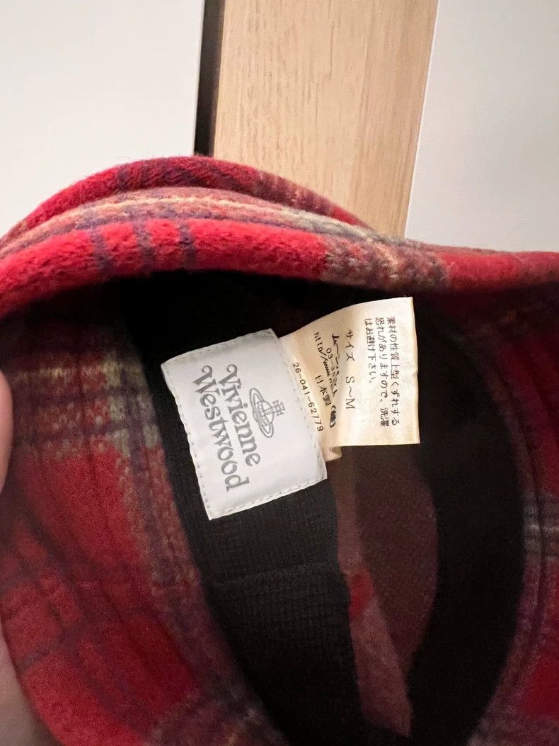 Vivienne Westwood Vivienne Westwood Grid newspaper boy hat Size ONE SIZE - 3 Thumbnail