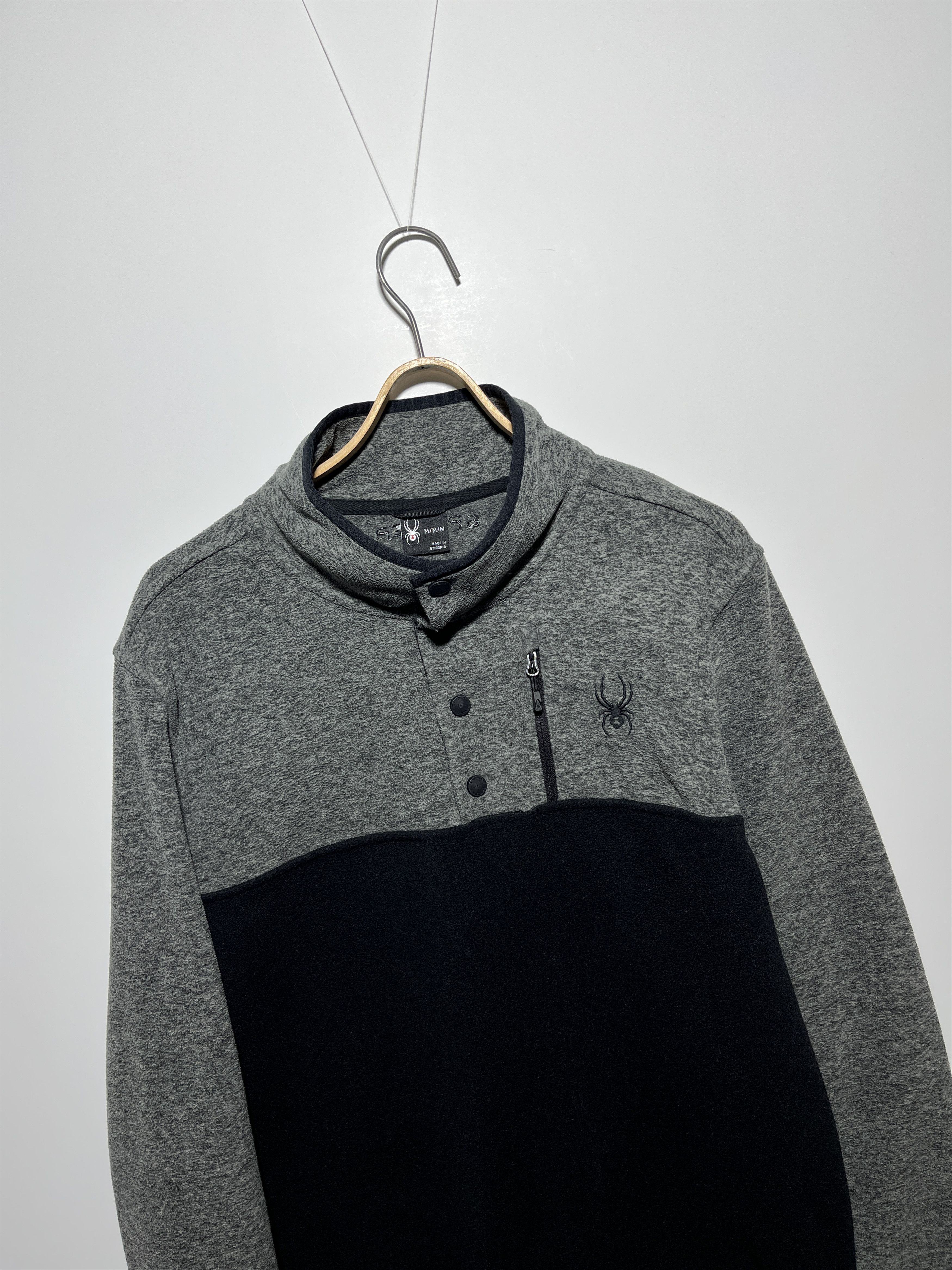 Spyder Spyder 1/4 Button Up Fleece Pullover Jacket Size M Size US M / EU 48-50 / 2 - 3 Thumbnail