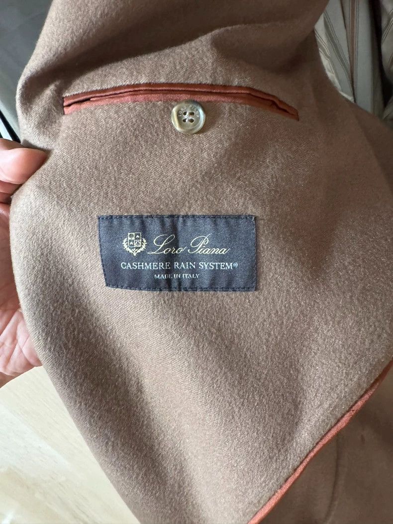 Loro Piana LORO PIANA Pure cashmere single suit Size 54L - 7 Thumbnail