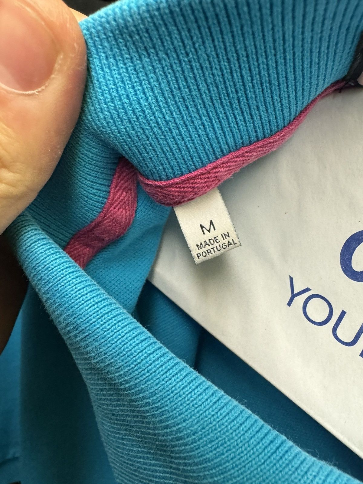 Thomas Pink Thomas Pink Jermyn Street London Cyan Polo T-Shirt Fox Size US M / EU 48-50 / 2 - 7 Thumbnail