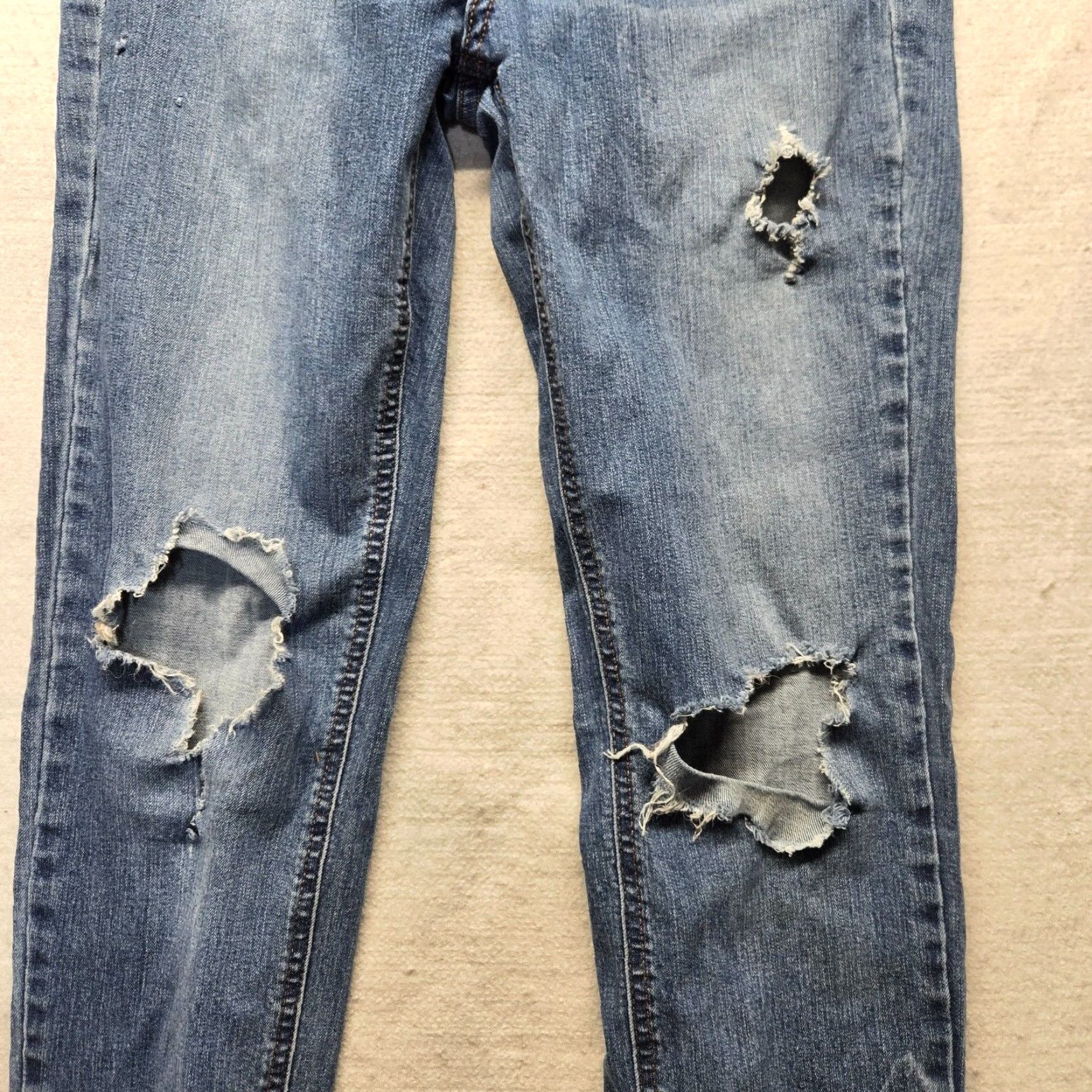 Vintage WILD FABLE Highest Rise Skinny Blue Jeans Denim Pants Adult Women's Size 10 Size 32" / US 10 / IT 46 - 3 Thumbnail