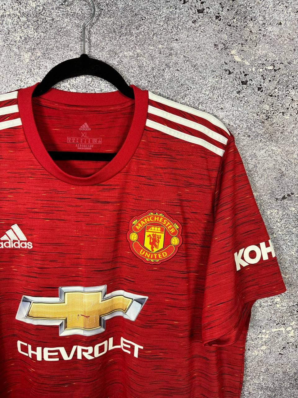 Adidas Manchester United 2020/21 Home Adidas Soccer Jersey XL Size Size US XL / EU 56 / 4 - 2 Thumbnail