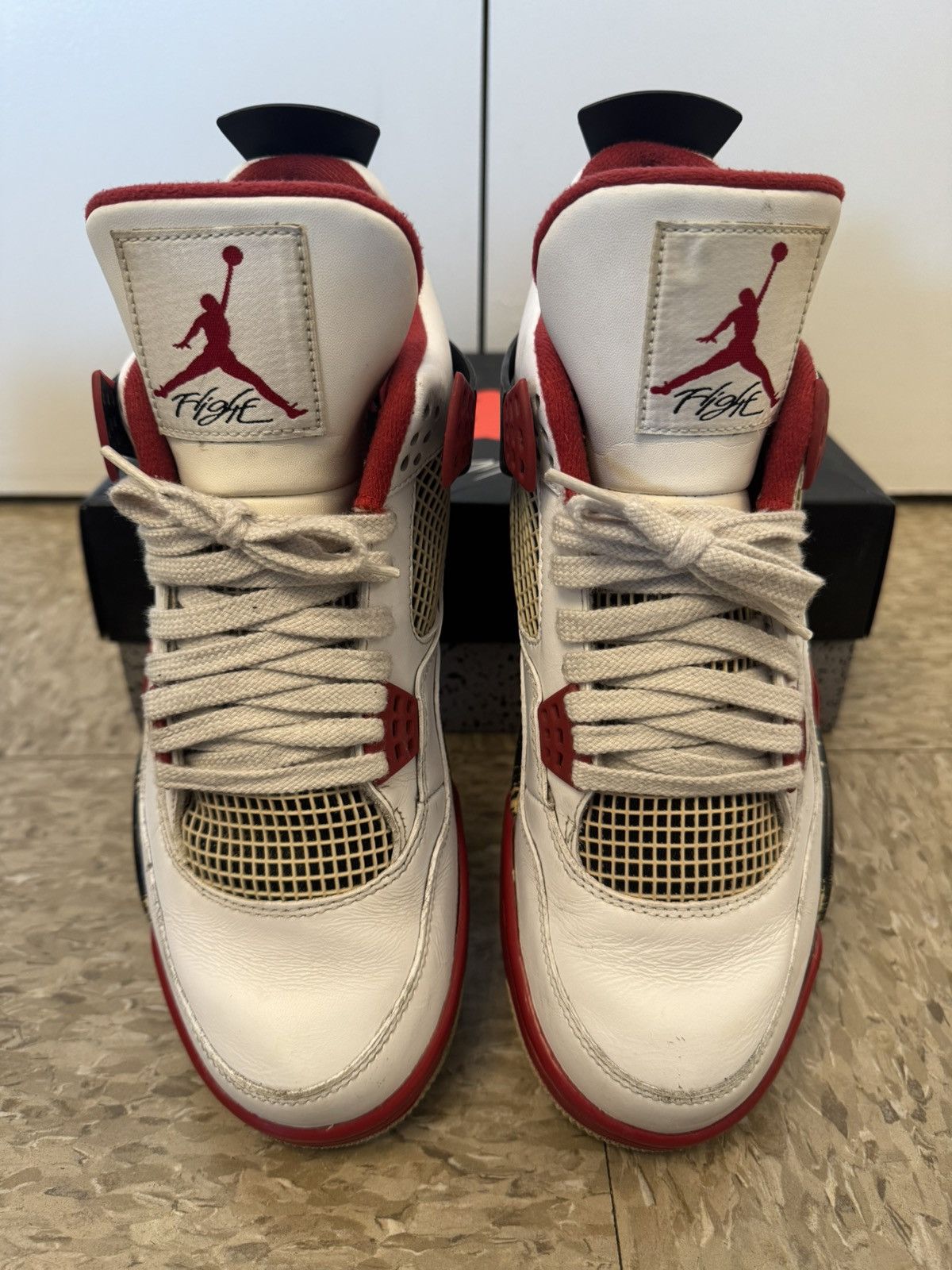 Jordan Brand Jordan 4 Retro Fire Red 2012 Vintage Size US 10 / EU 43 - 3 Thumbnail