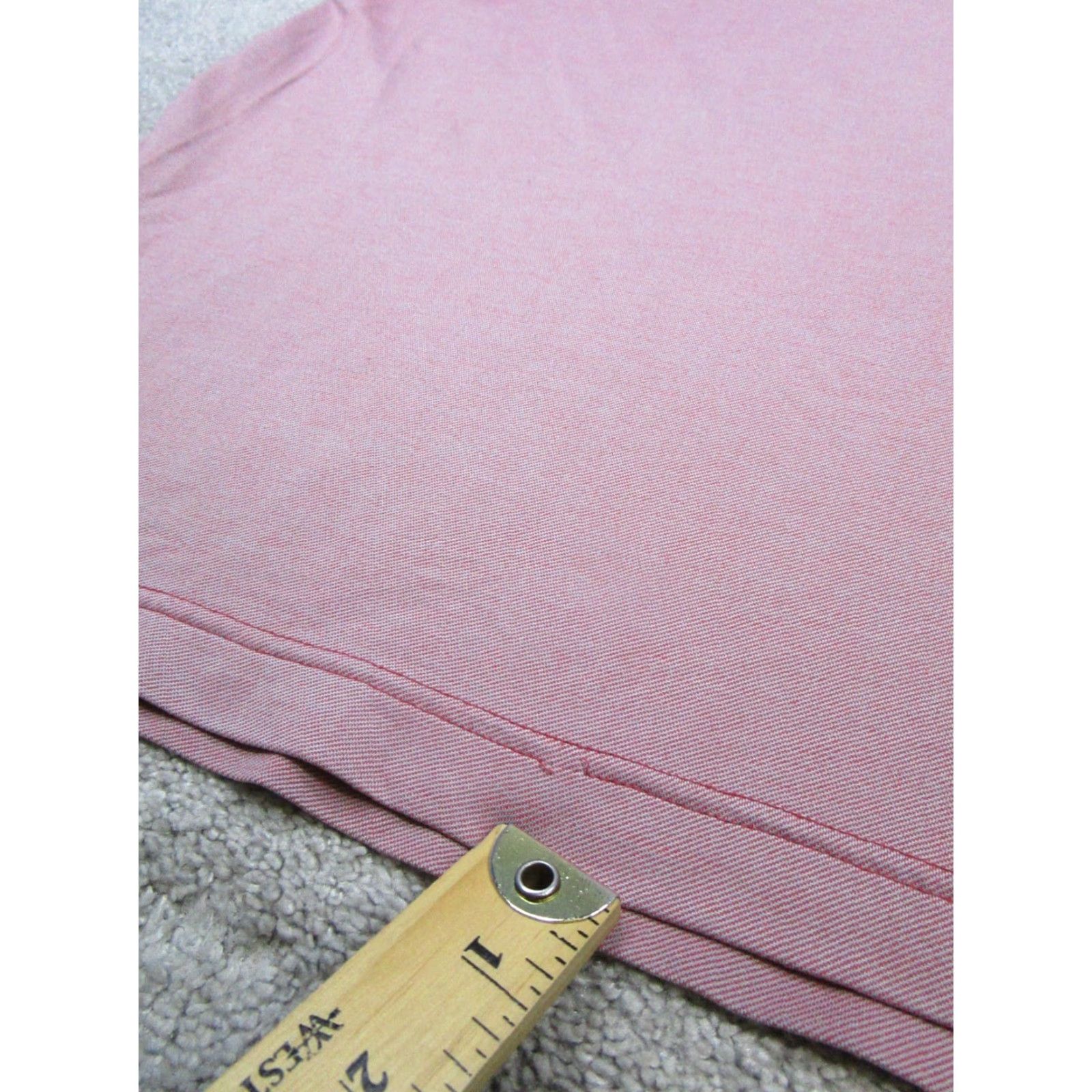 TravisMathew Travis Mathew Shirt Mens Large Pink Cotton Blend Golf Size US L / EU 52-54 / 3 - 6 Thumbnail