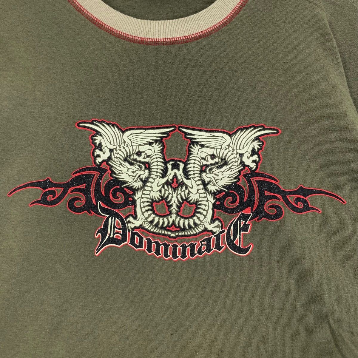 Vintage Vintage NO BOUNDARIES DOMINATE Dragon Y2K Tee Shirt Size US L / EU 52-54 / 3 - 3 Thumbnail