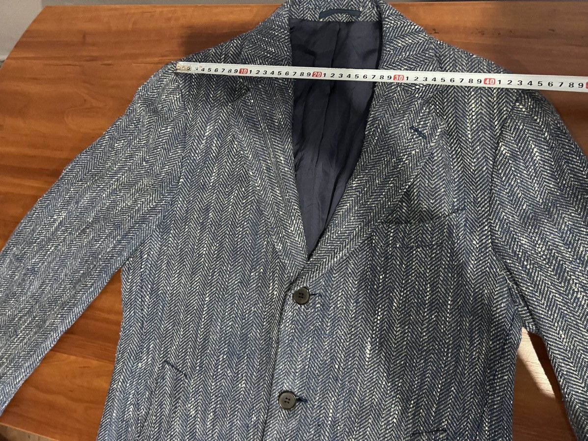 Suitsupply SUITSUPPLY Heavy Coat Vicenza Herringbone Men’s Blue Size 44 Size US S / EU 44-46 / 1 - 14 Thumbnail