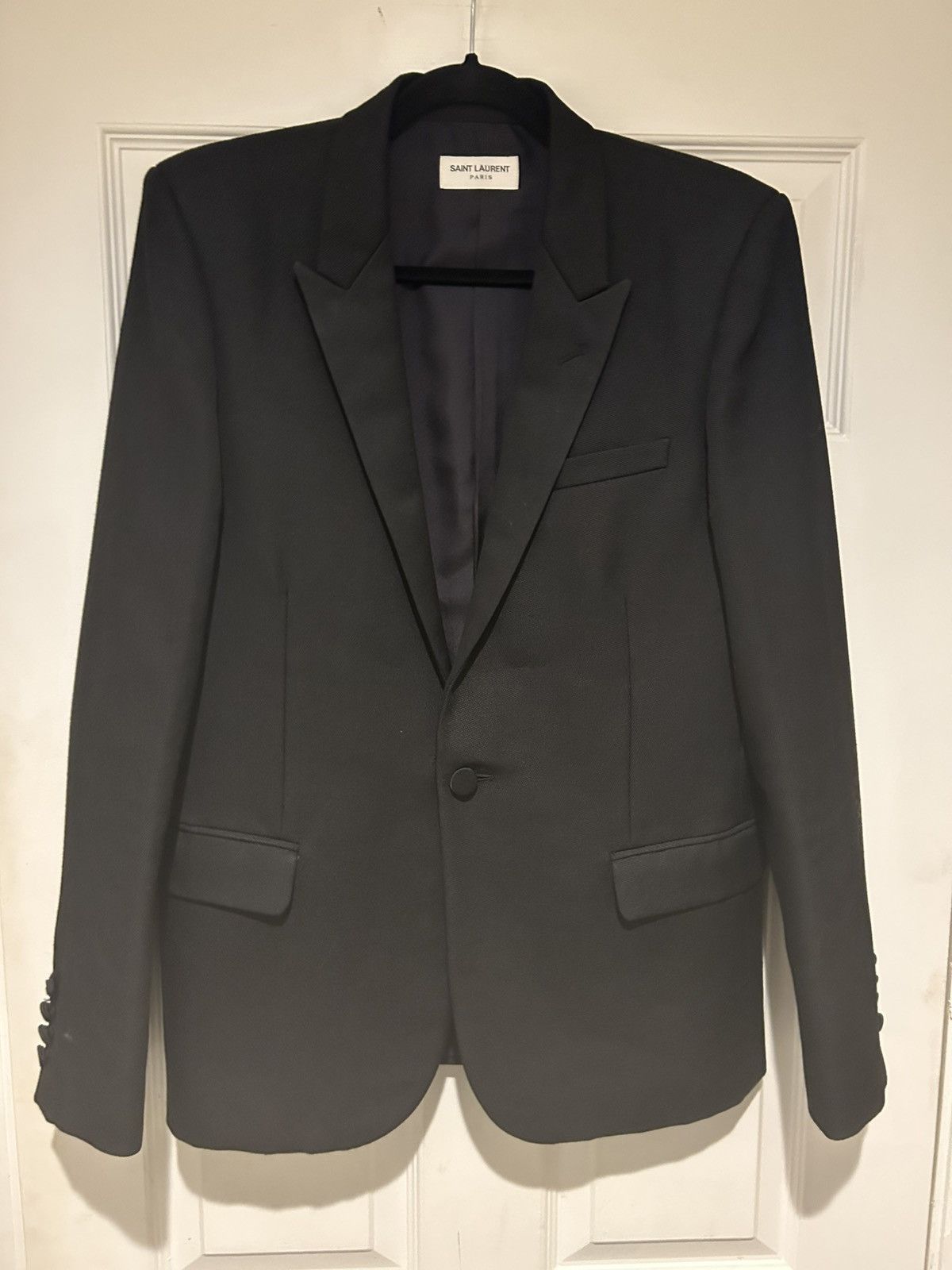 Hedi AW13 Le Smoking Tuxedo in Grain De Poudre Wool