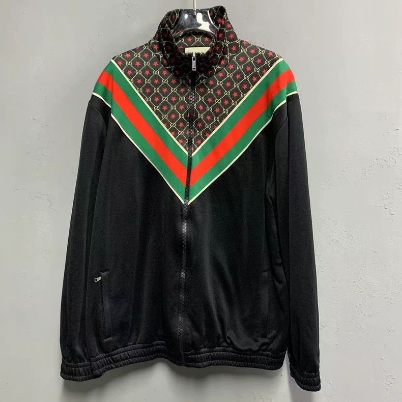 Gucci Gucci GG star print V-shaped knitted jacket 2501-Nextarrow Size US L / EU 52-54 / 3 - 1 Thumbnail