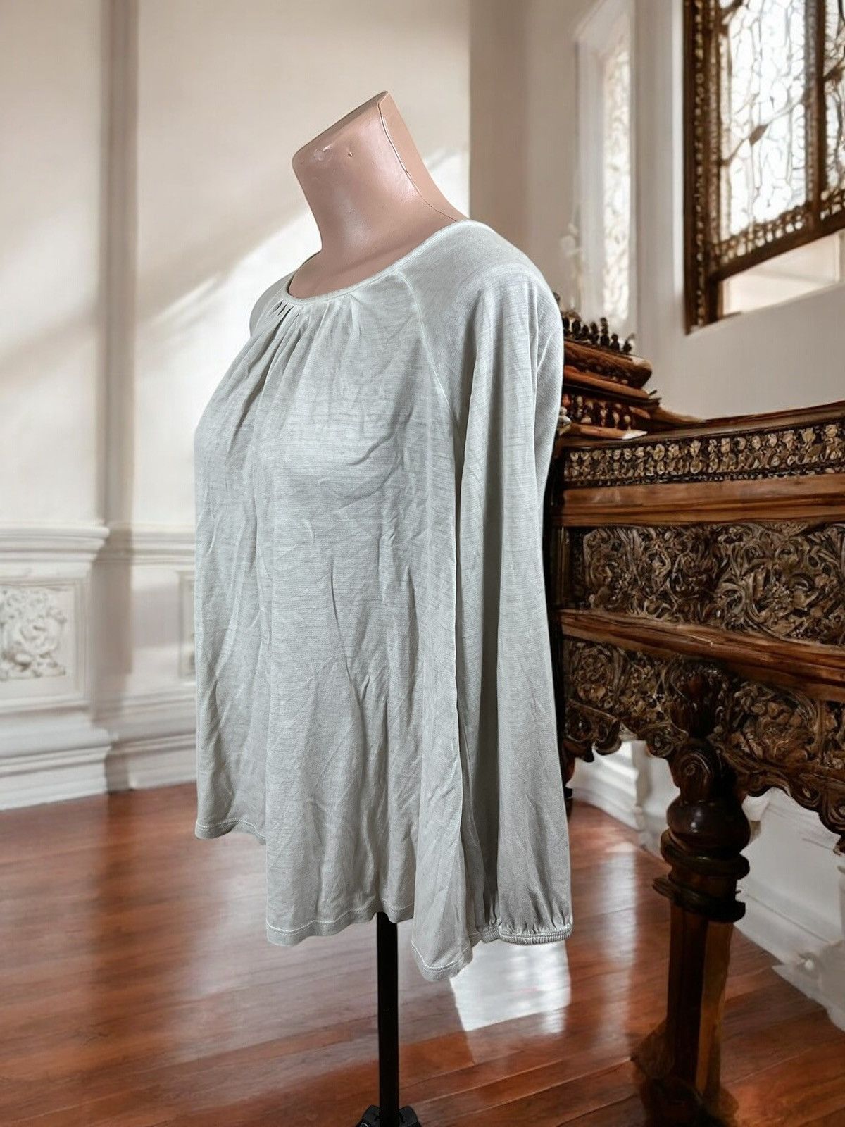 LIEBESKIND BERLIN Liebeskind Berlin beige blouse size M/L Size M / US 6-8 / IT 42-44 - 4 Thumbnail