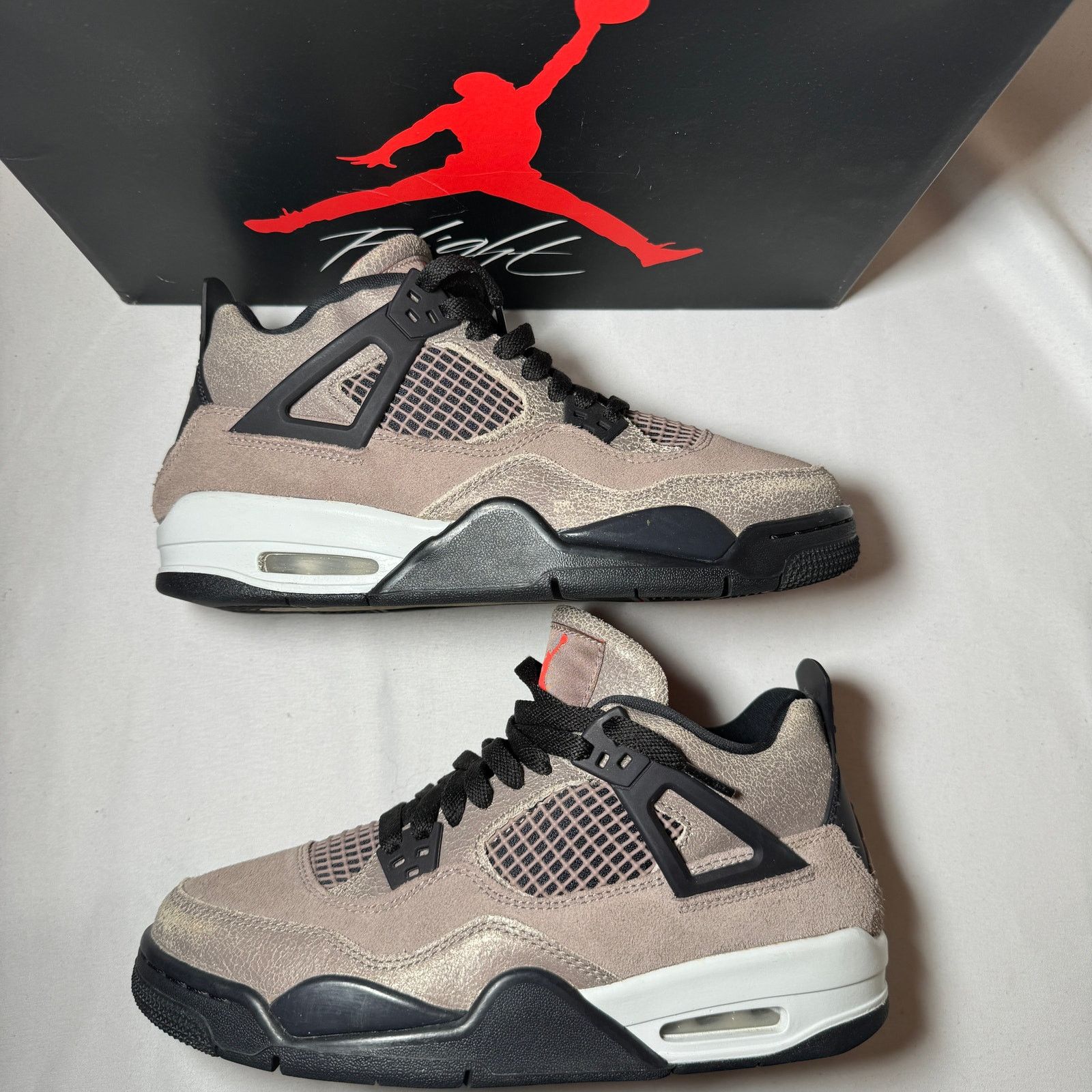Jordan Brand × Nike Size 6.5 - Nike Air Jordan 4 Retro GS Taupe Haze Men's Shoes Size US 6.5 / EU 39-40 - 2 Thumbnail