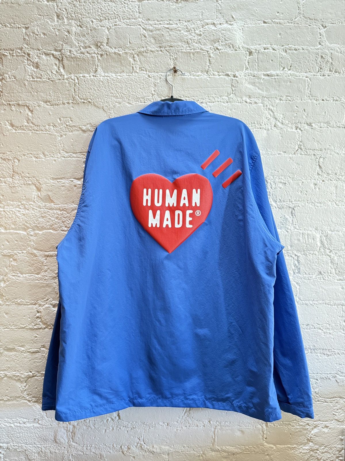 Human Made Heart Logo Windbreaker Jacket Size US XXL / EU 58 / 5 - 1 Thumbnail