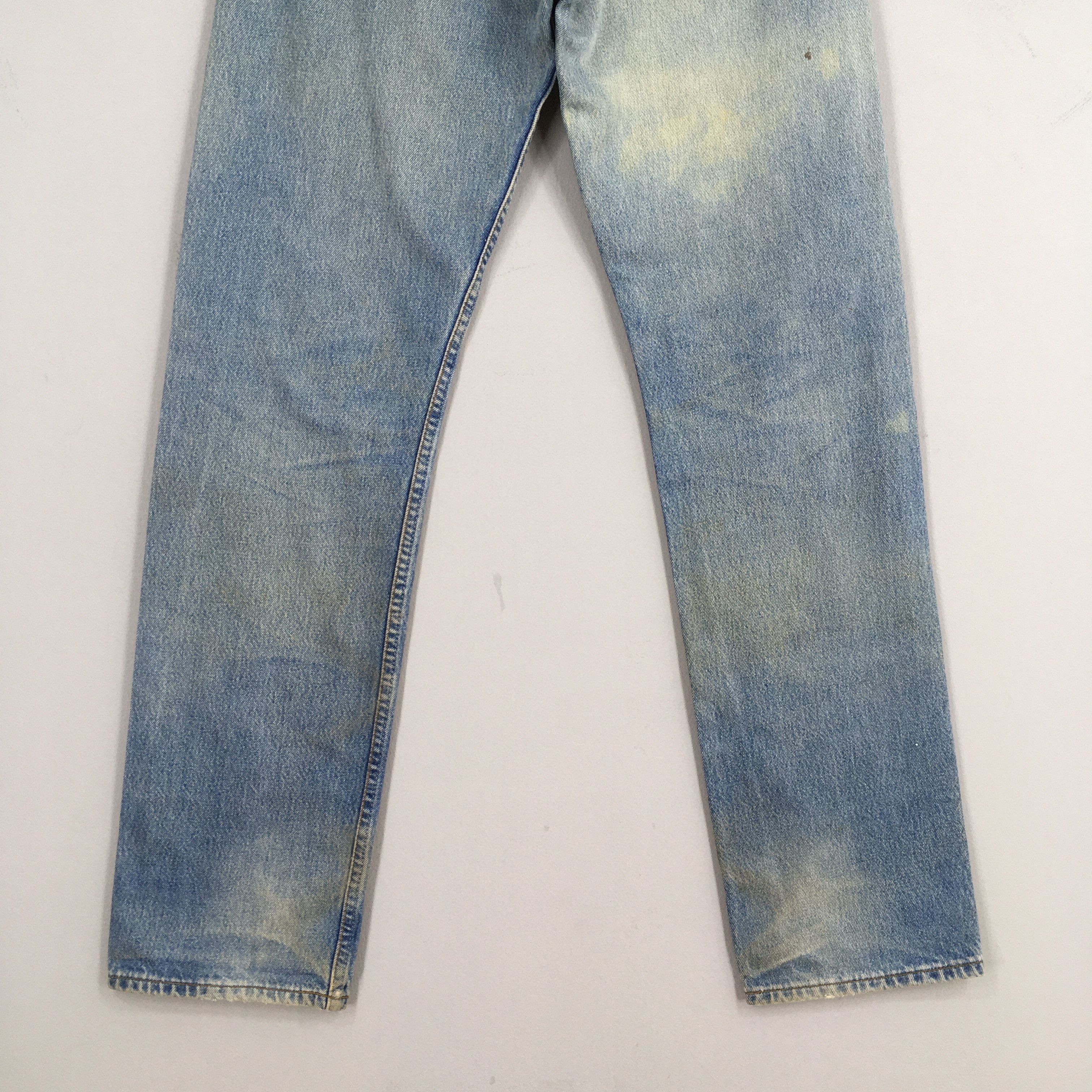 Levi's Size 29x32 Vintage 90s Levi's 501 Faded Blue Jeans S965 Size US 29 - 10 Thumbnail