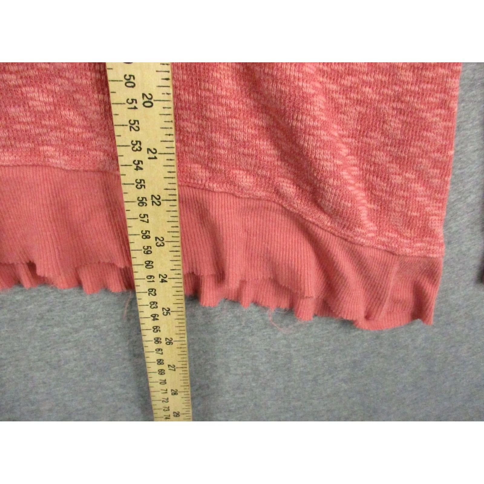 Anthropologie Left of Center Anthropologie Women's Medium Pink Knit Top Long Sleeve Raglan Sleeve Tunic Casual Size M / US 6-8 / IT 42-44 - 3 Thumbnail