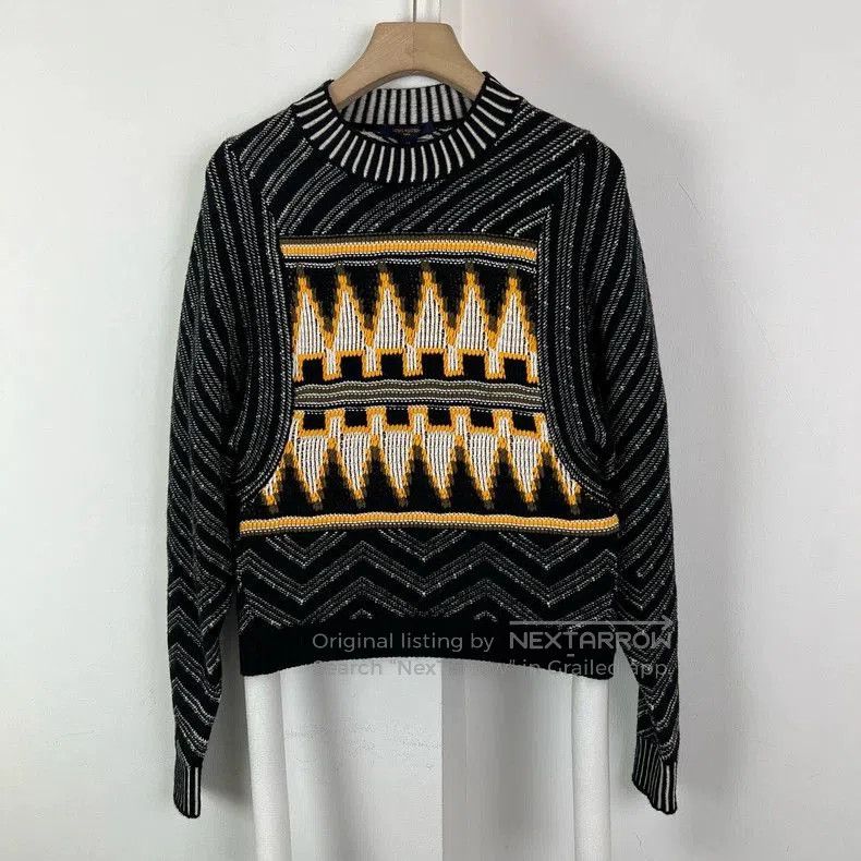 Louis Vuitton Louis Vuitton Geometric Pattern Sweater. Size US M / EU 48-50 / 2 - 2 Thumbnail