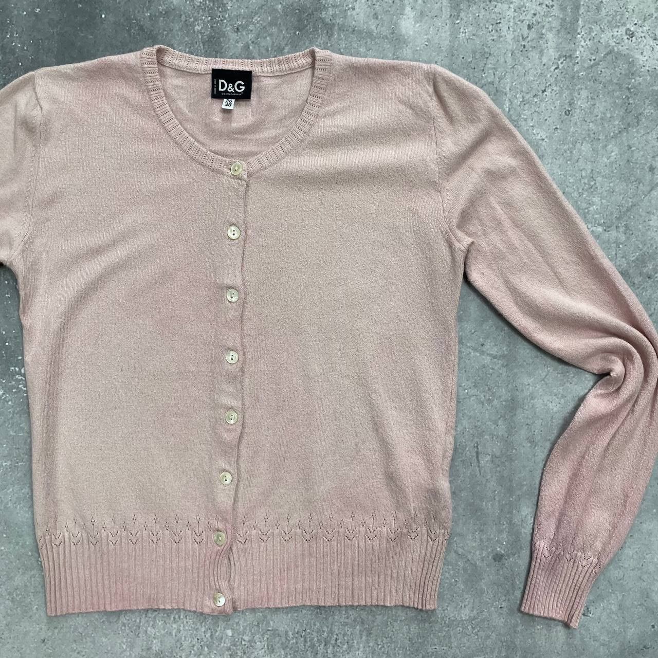 Designer × Dolce & Gabbana Vintage Dolce & Gabbana Button-Up Cardigan Women’s Pink Size S / US 4 / IT 40 - 11 Thumbnail