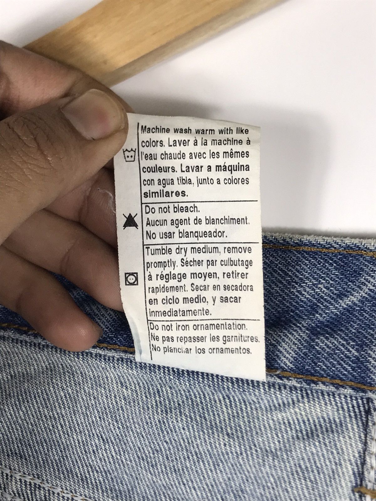 Carhartt ⚡️Light Wash Carhartt Pacthes Denim Jean Shorts 35X24 Size US 35 - 11 Thumbnail