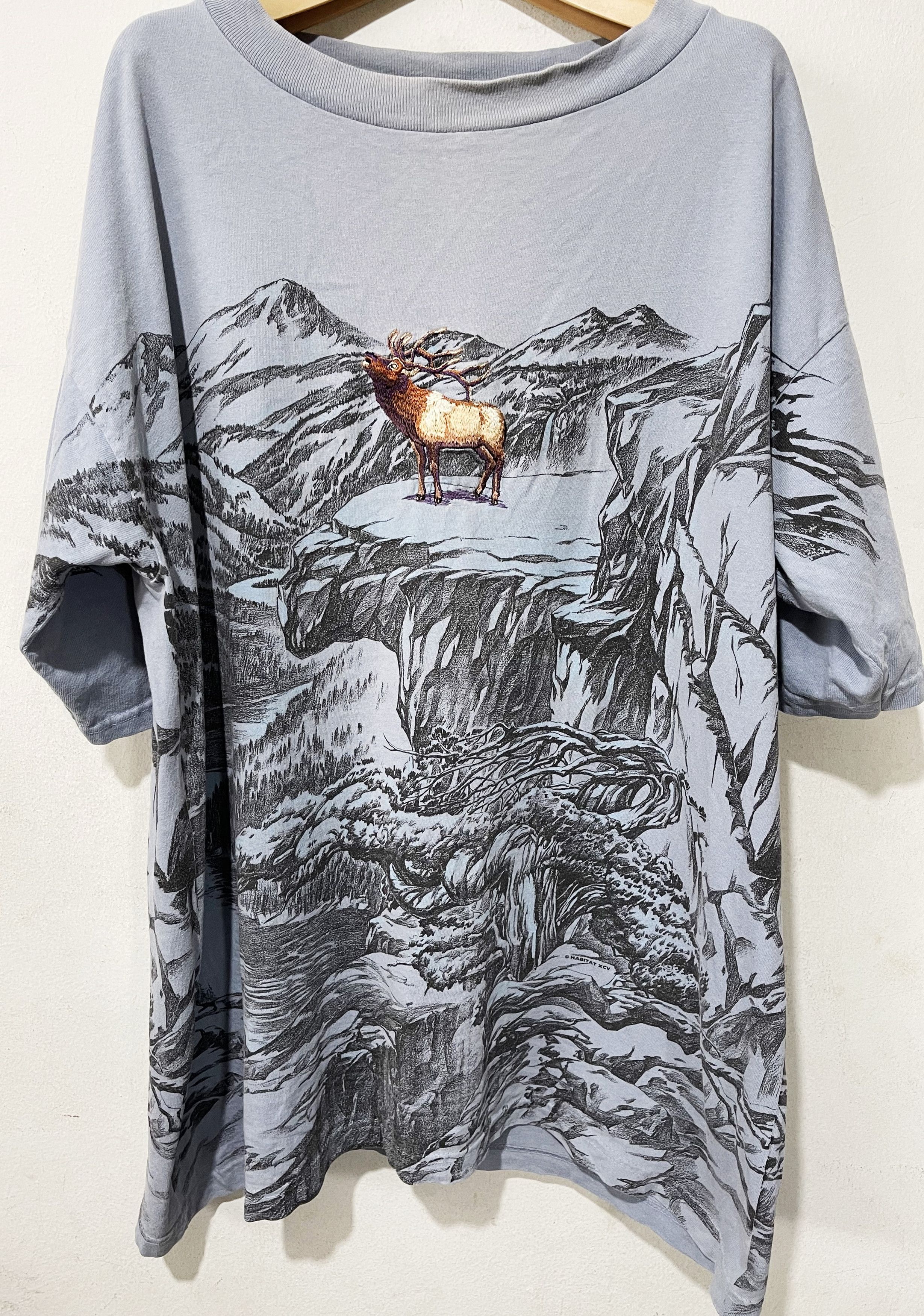 Vintage Vintage 90s Habitat Wilderness Shirt Size US L / EU 52-54 / 3 - 1 Thumbnail